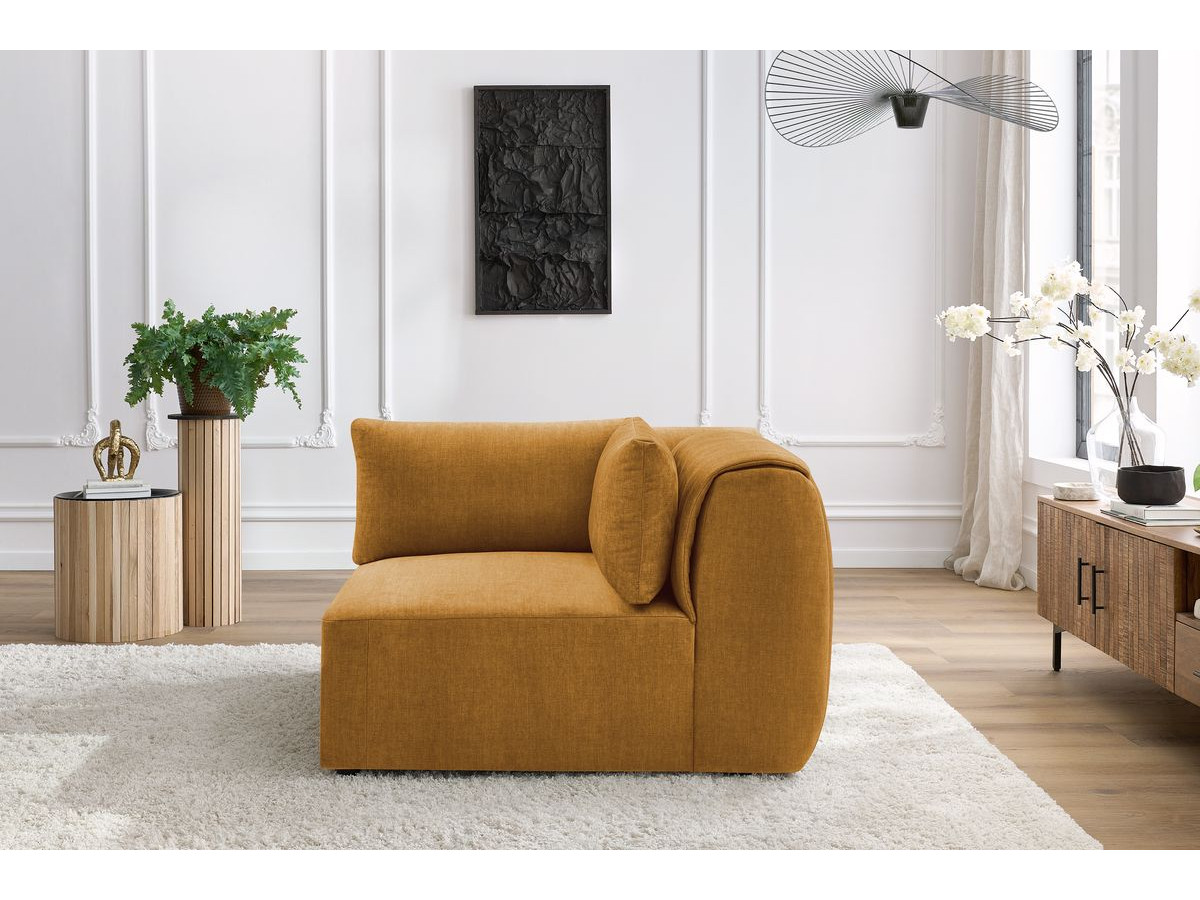 Bobochic Jeanne Eckmodul Samt Gelb