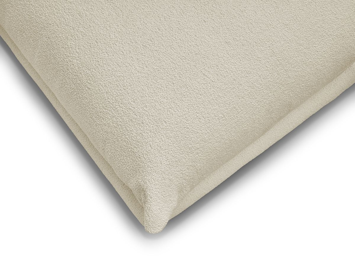 Bobochic Ernest Pouf Bouclé-Stoff Beige