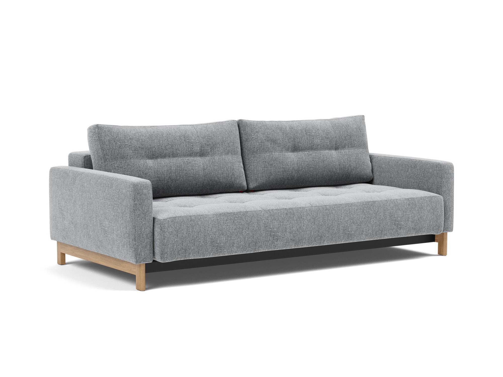 Schlafsofa Pyxis D.E.L. Strukturierter Stoff Twist 565-Granite
