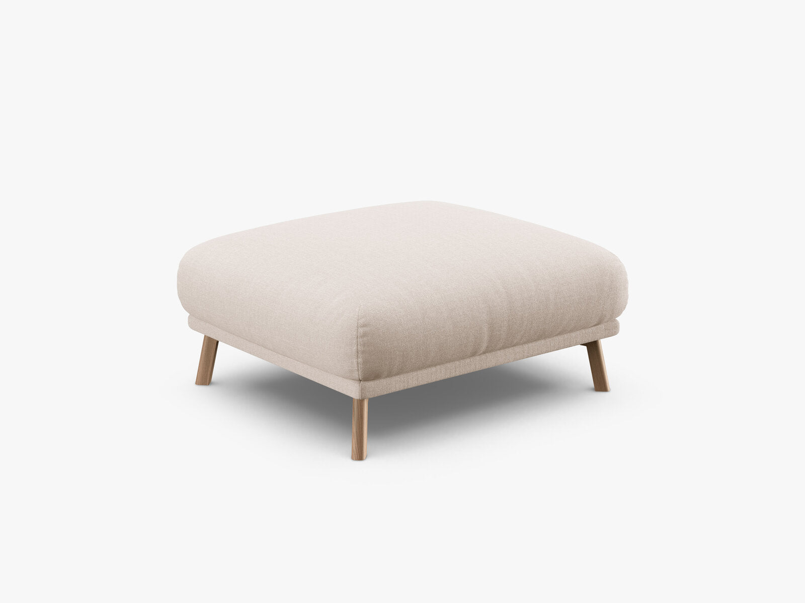 Micadoni Hocker Naomi Strukturierter Stoff Liberty Beige
