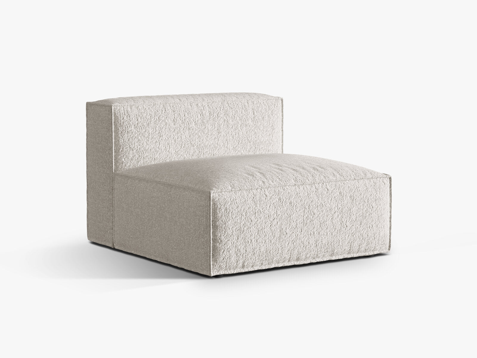 Micadoni Modul Nuria 1-Sitzer Boucle Grau Beige Melange