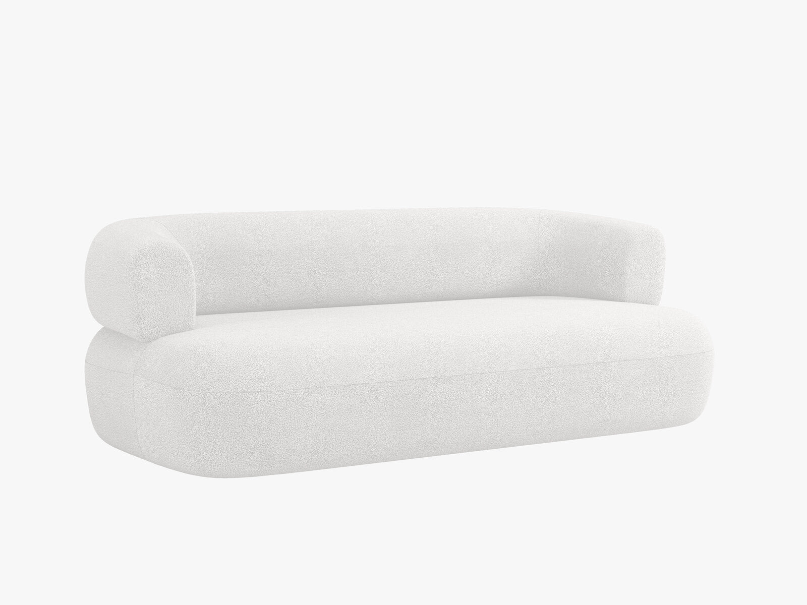 Micadoni Sofa Jenny 2-Sitzer Boucle Now or Never Elfenbein