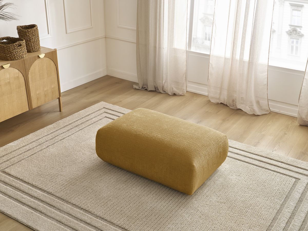 Bobochic Sirius Sofa 1-Sitzer Strukturstoff Gelb