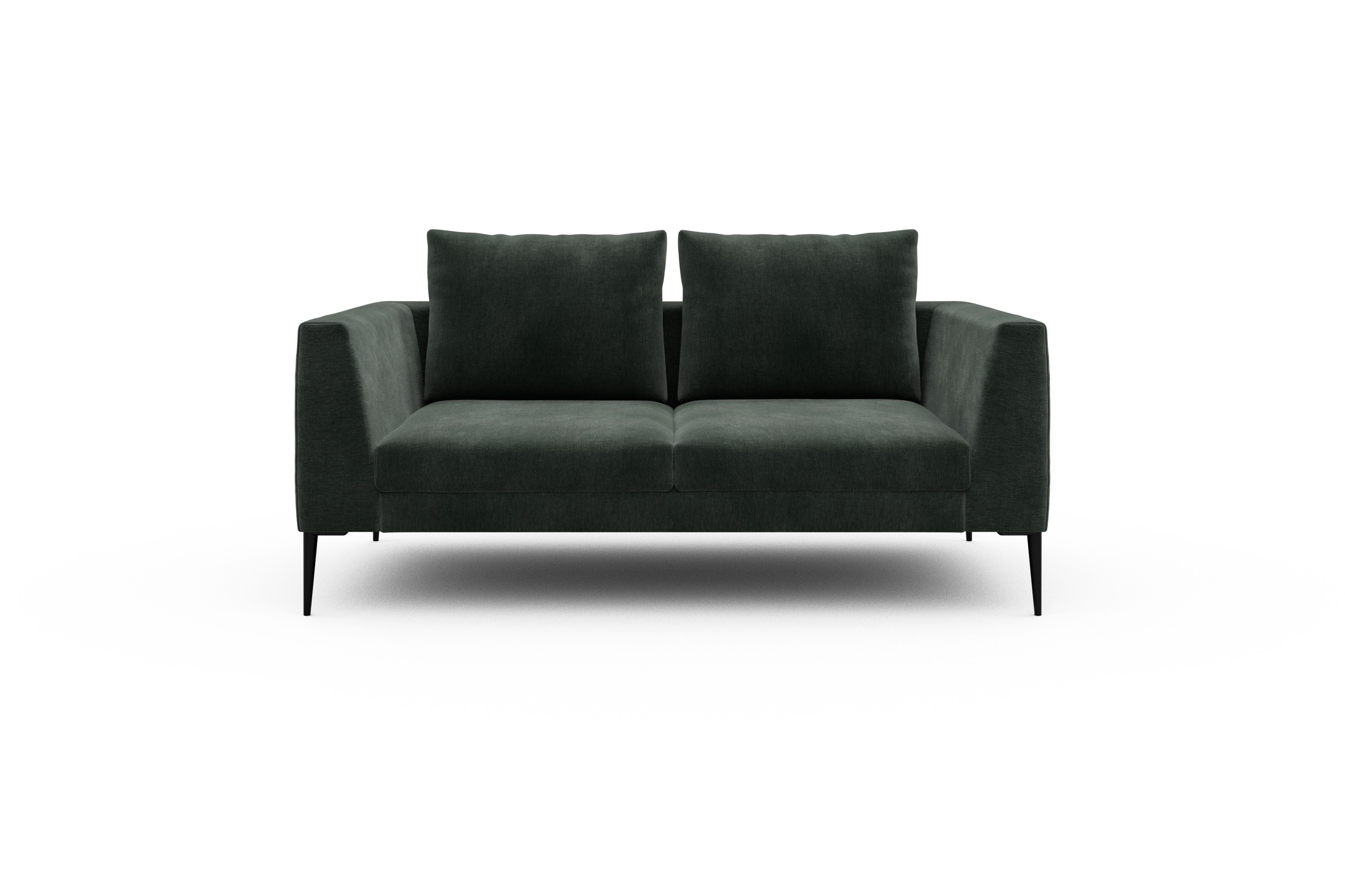 Skandi Home Sofa Paul 2-Sitzer Smooth-Laurel-Green moebelfaktor