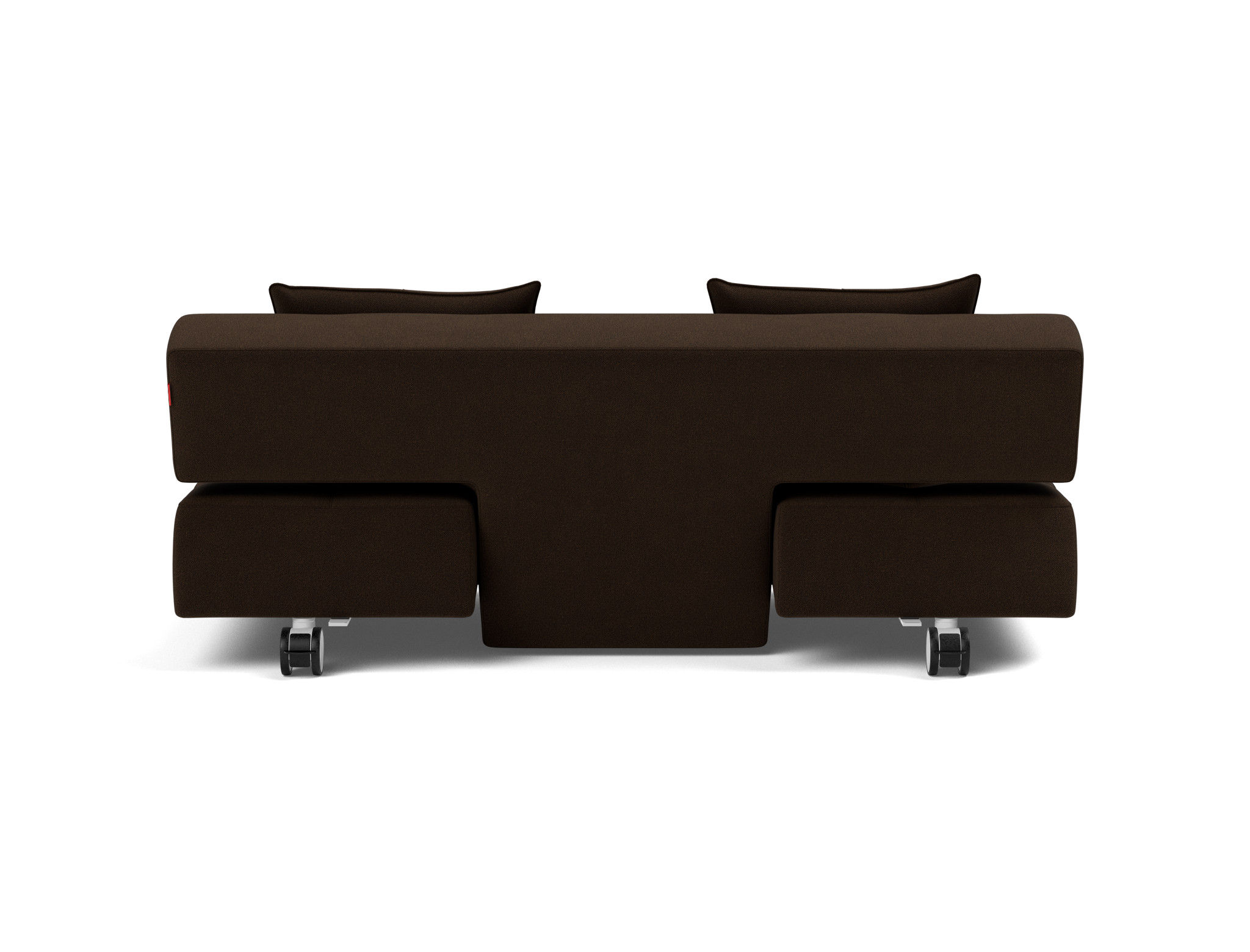 Schlafsofa Long Horn D.E.L. Strukturierter Stoff Taura 358-Chocco