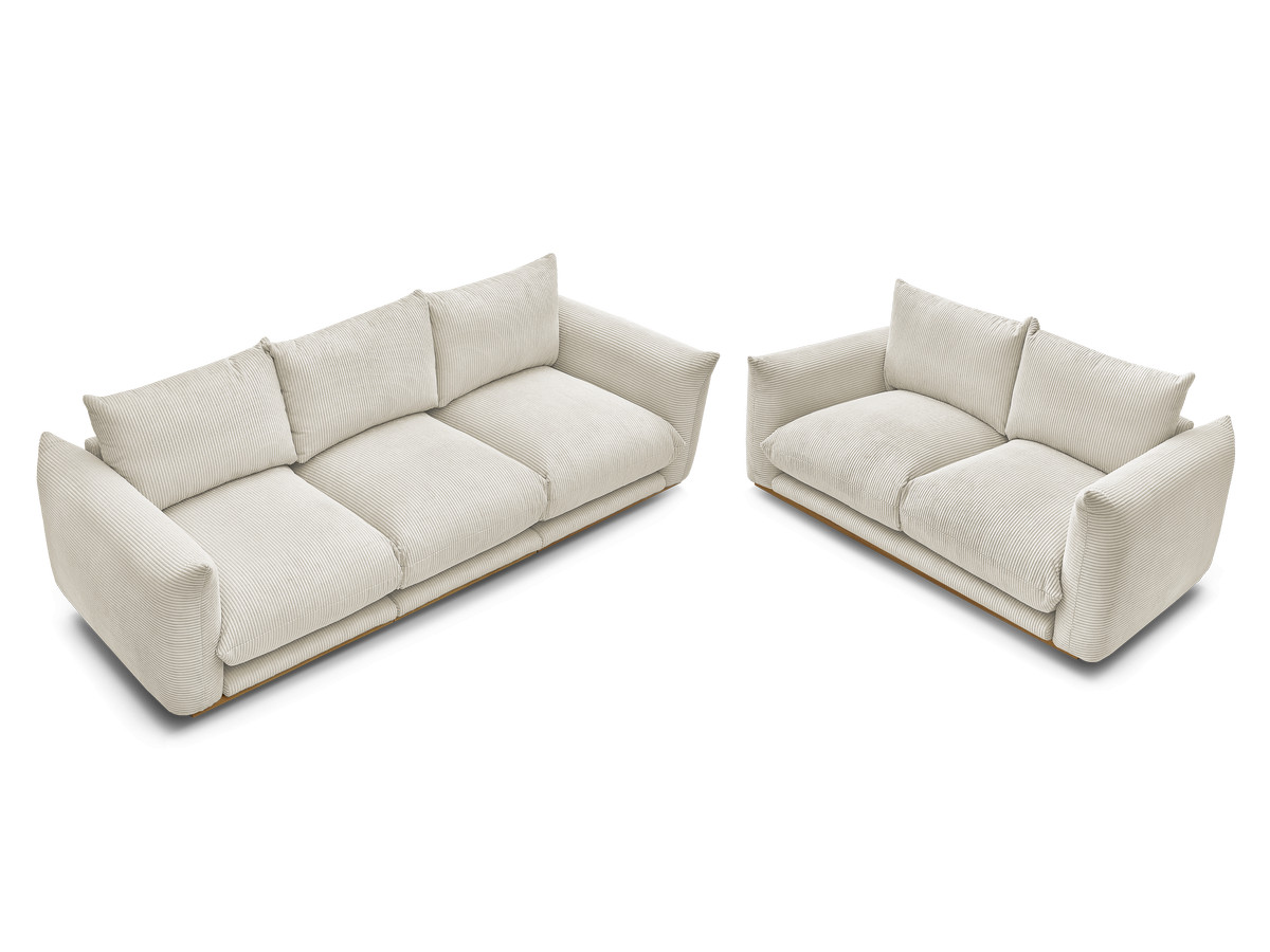 Bobochic Ernest Sofa 5-Sitzer Cordsamt Beige