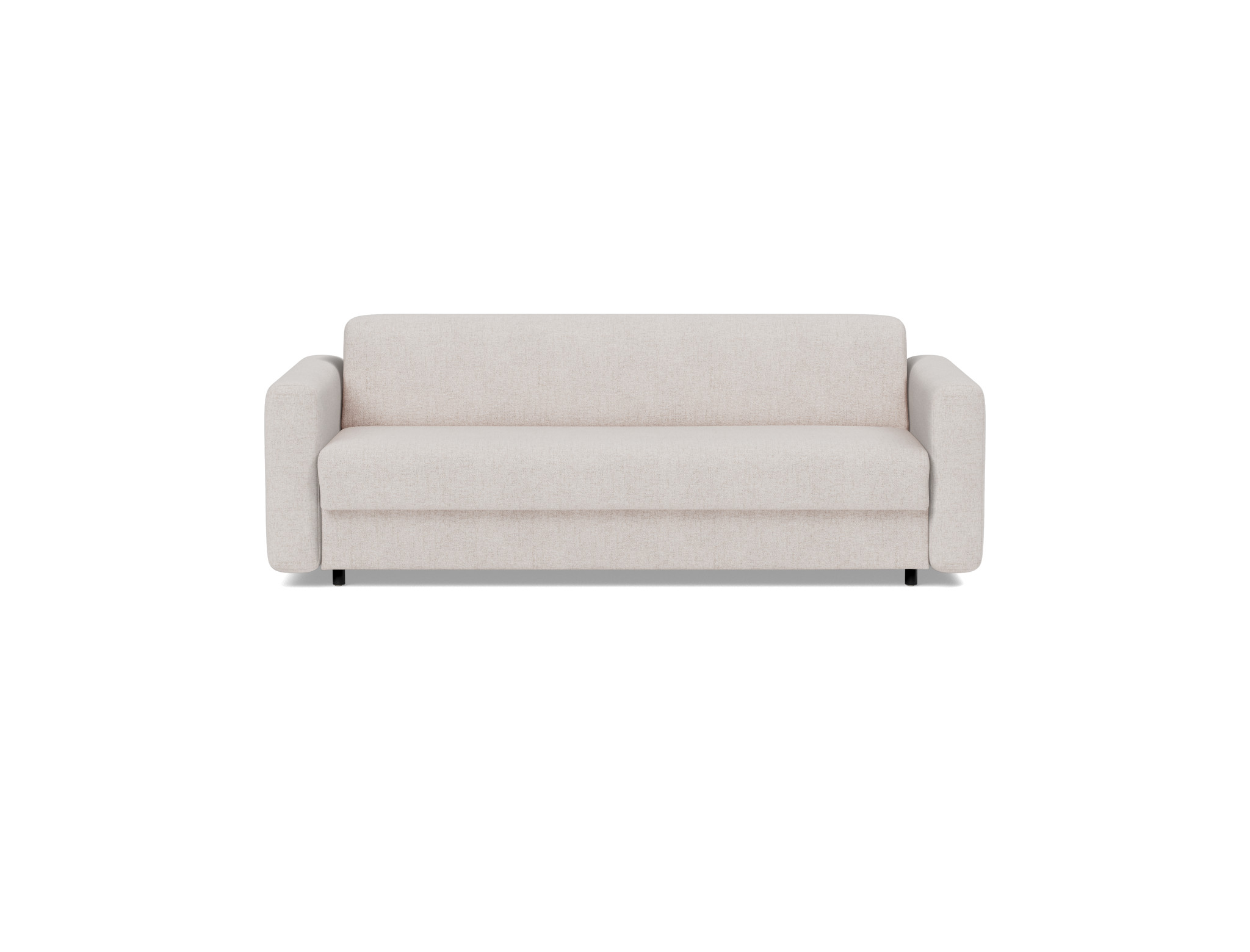 Schlafsofa Killian mit Memory-Matratze 160 Strukturierter Stoff Weda 300-Weda-Sand