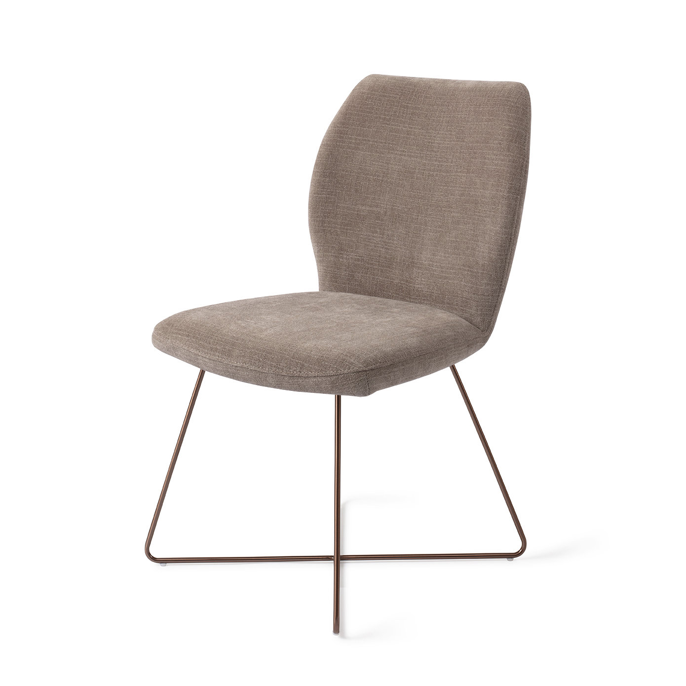 Jesper Home Esszimmerstuhl Ikata Mocha Mist Cross Rose