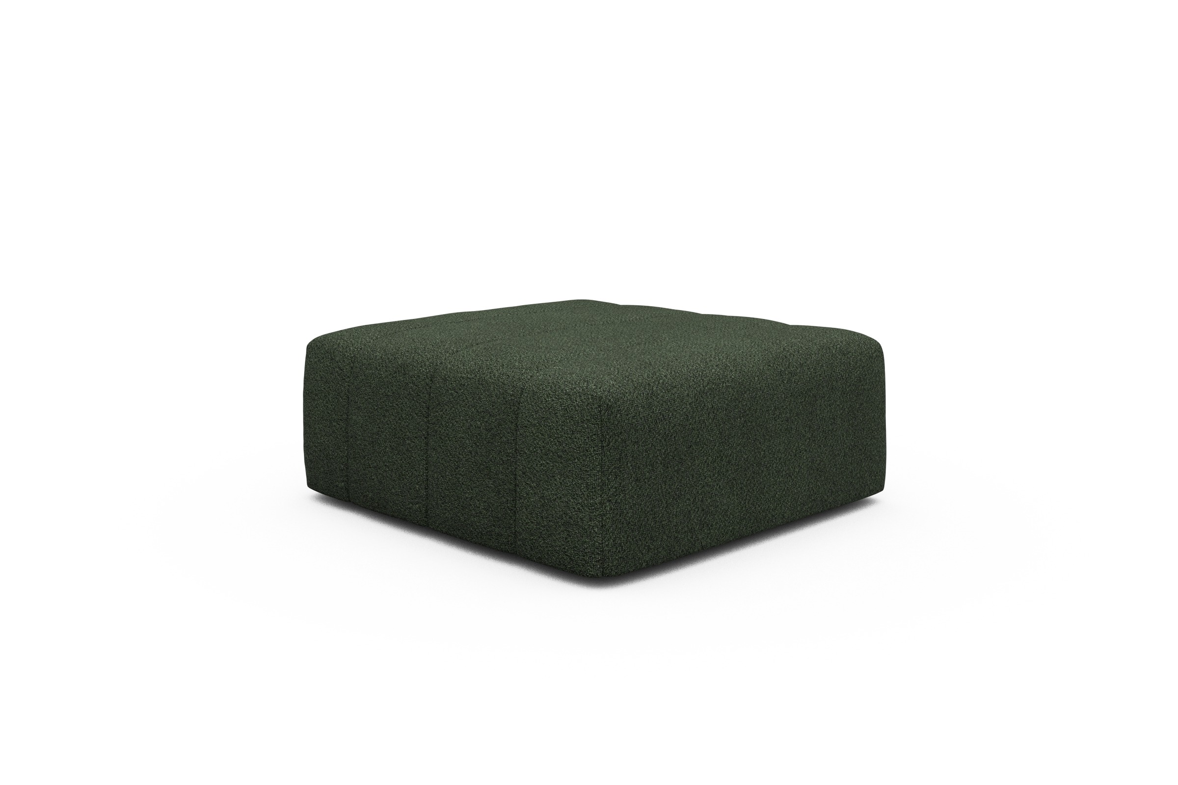 Sitzhocker Hugo Ottomane Vanora-Deep-Green