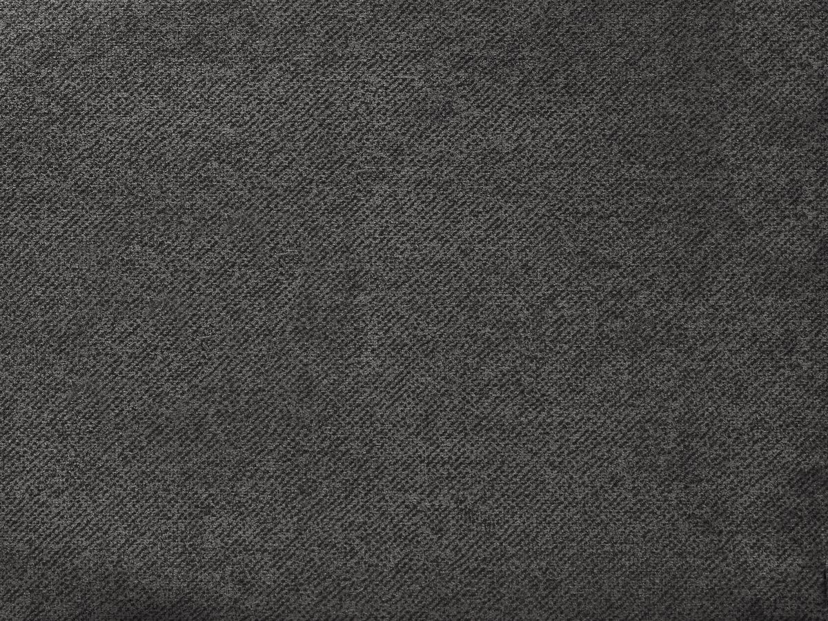 Bobochic Sierra Ecksofa mit Pouf Samt Schwarz Ecke links