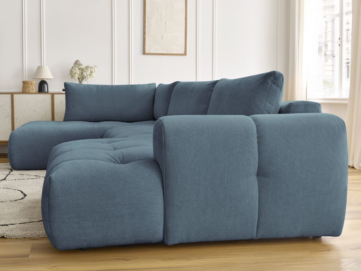 Bobochic Fuji Wohnlandschaft Stoff Hellblau Ecke rechts
