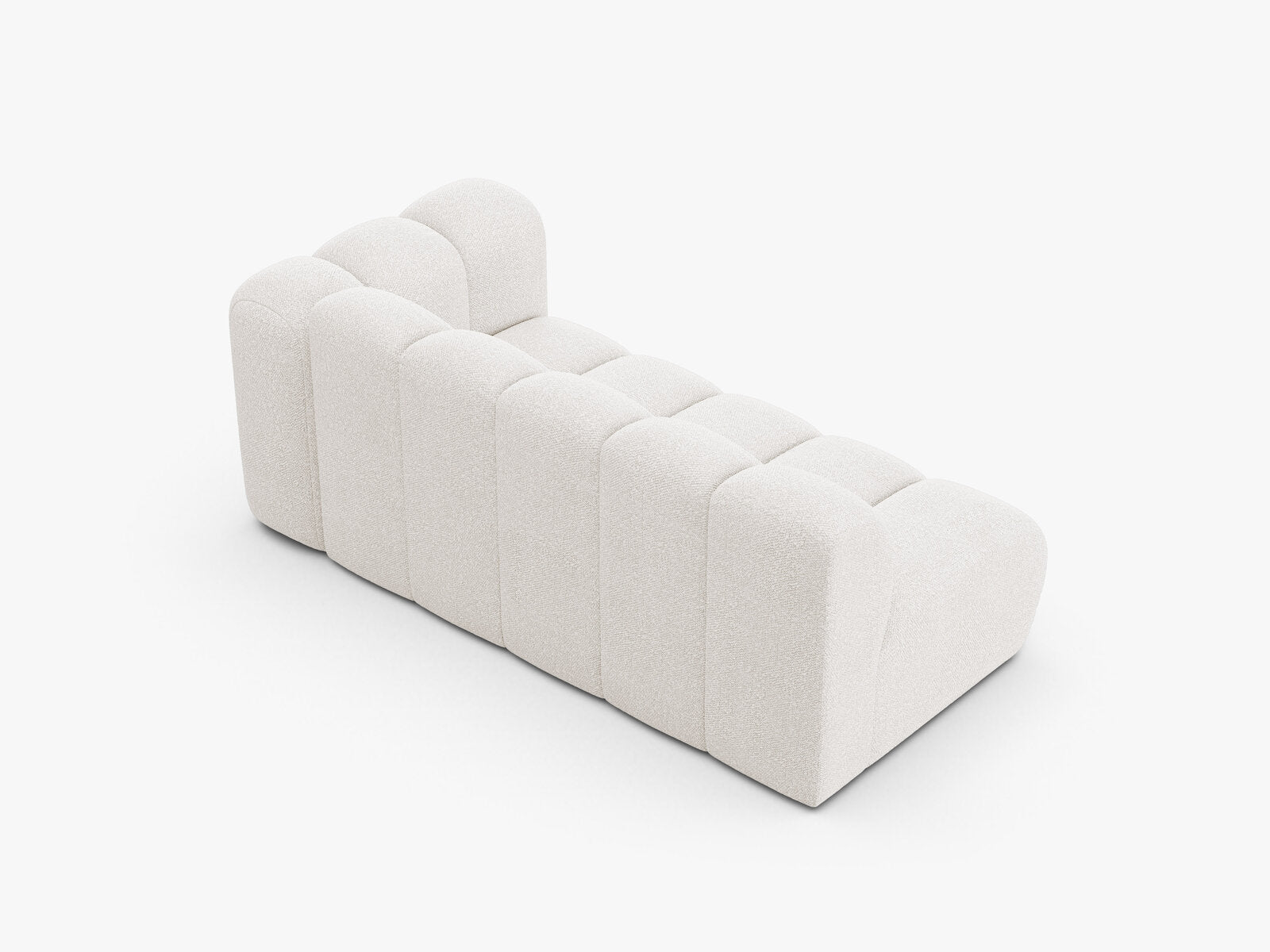 Micadoni Modul Lupine 3-Sitzer Boucle Baloo Weiß Rechts