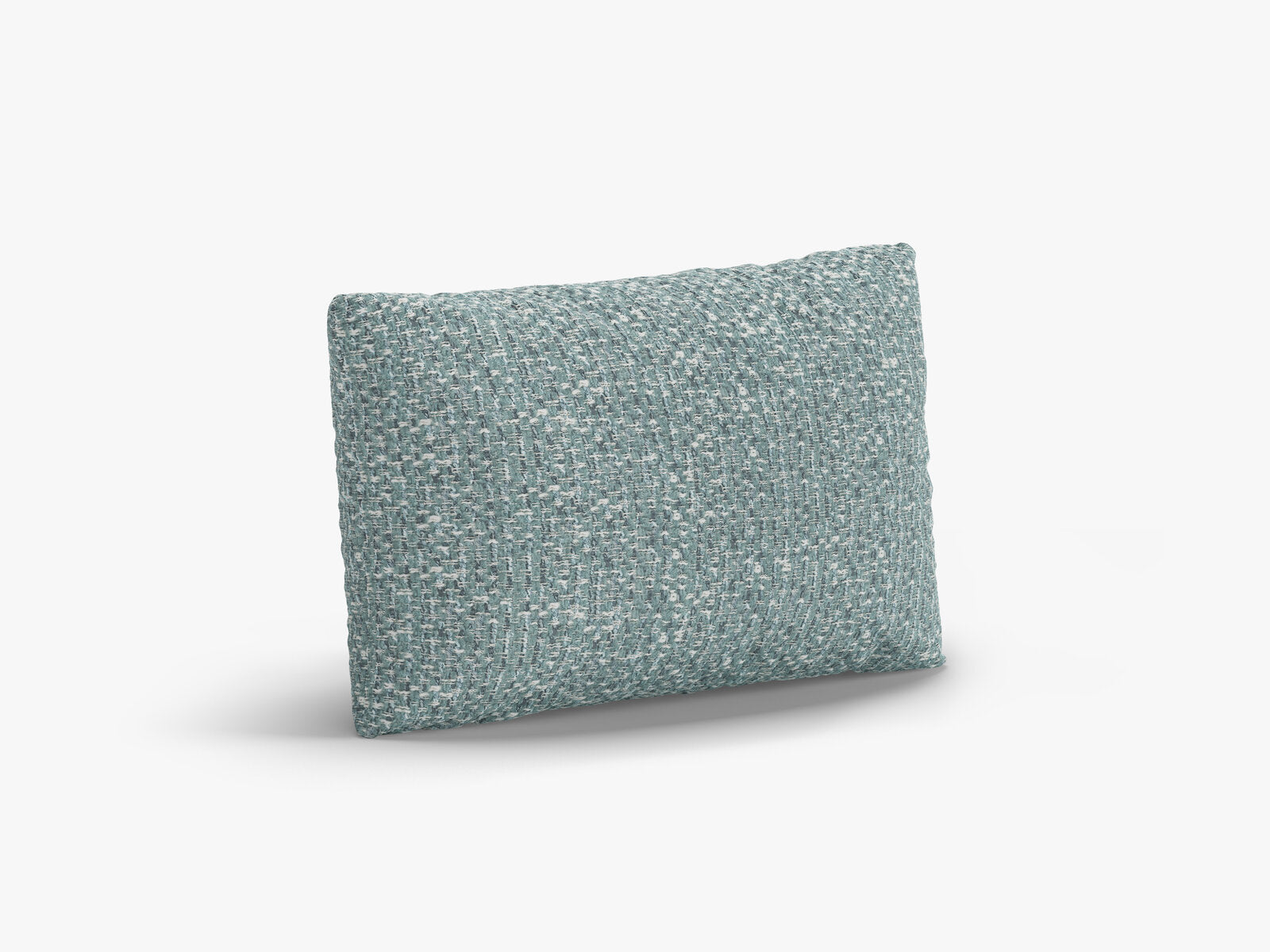 Micadoni Kissen Poppy Chenille Silencio Gedämpftes Blau 30x50