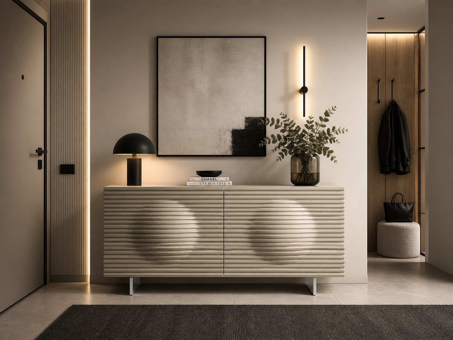 Livin Hill Sideboard Hudson 160 cm Sandfarben