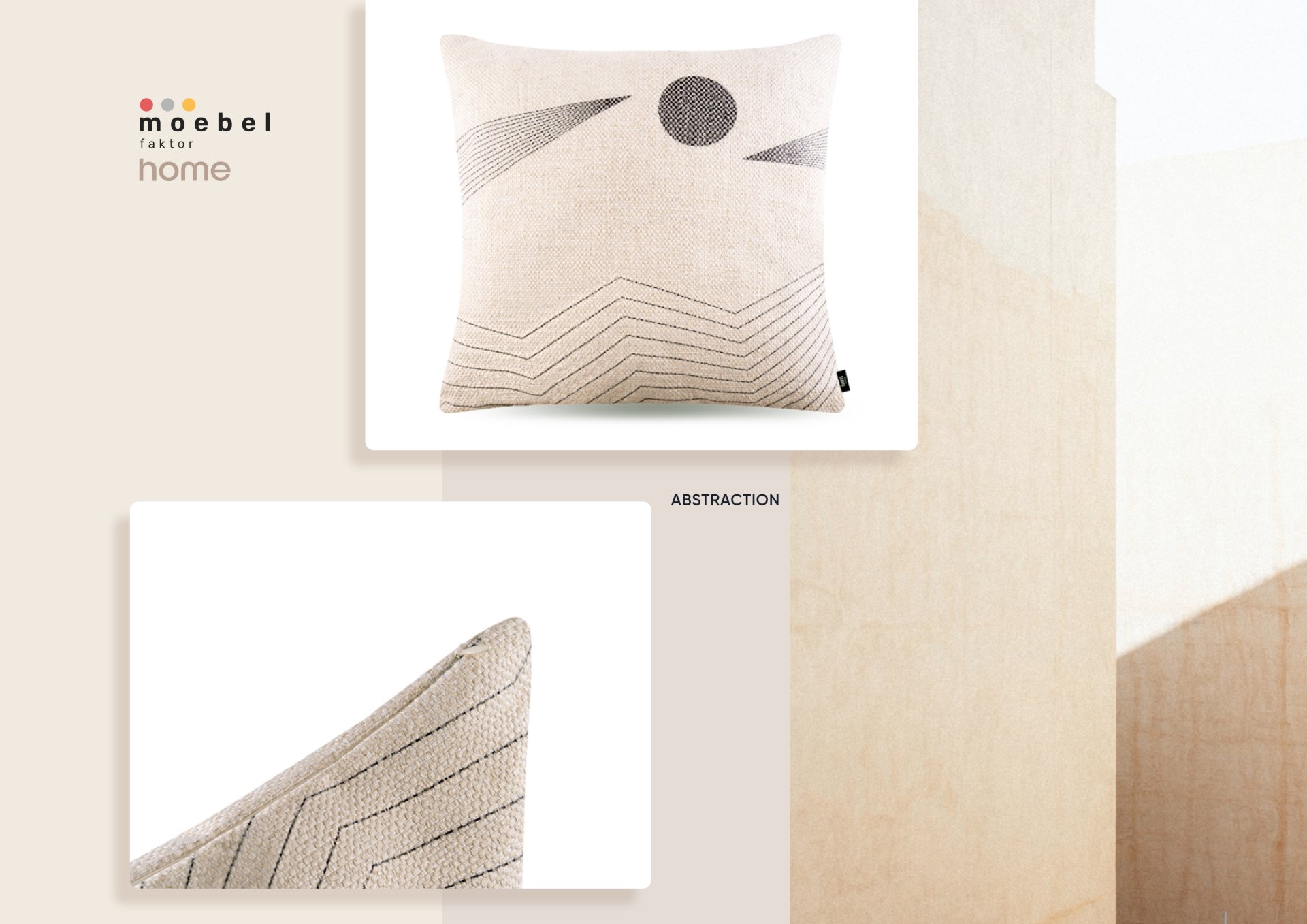 Dekokissen Design Abstraction 1