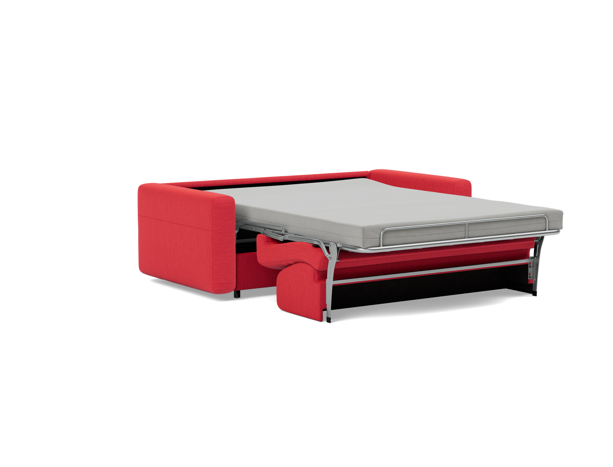 Schlafsofa Killian mit Memory-Matratze 140 Flachgewebe Elegance 511-Red