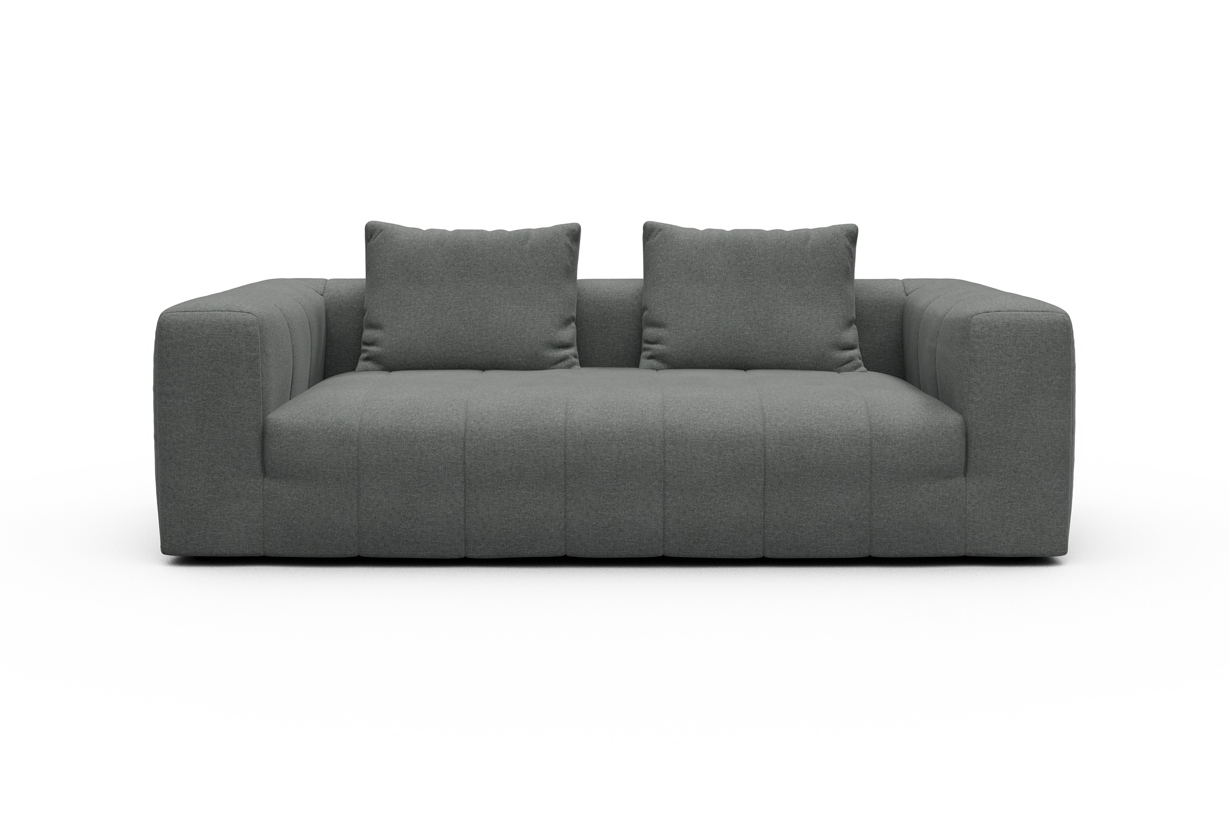 Sofa Hugo 3-Sitzer Satya-Steel