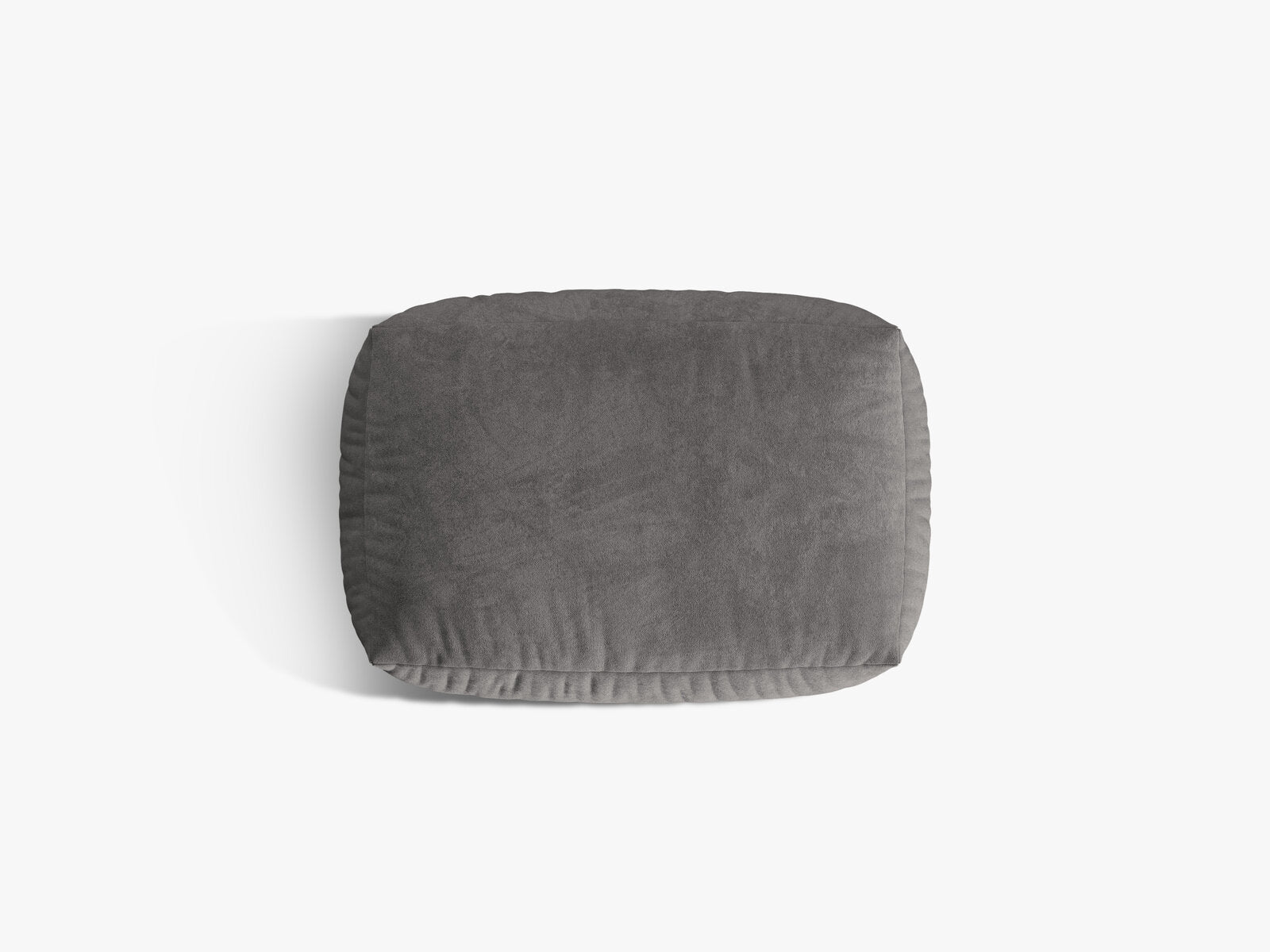 Micadoni Hocker Martina 1-Sitzer Samt Vogue Grau