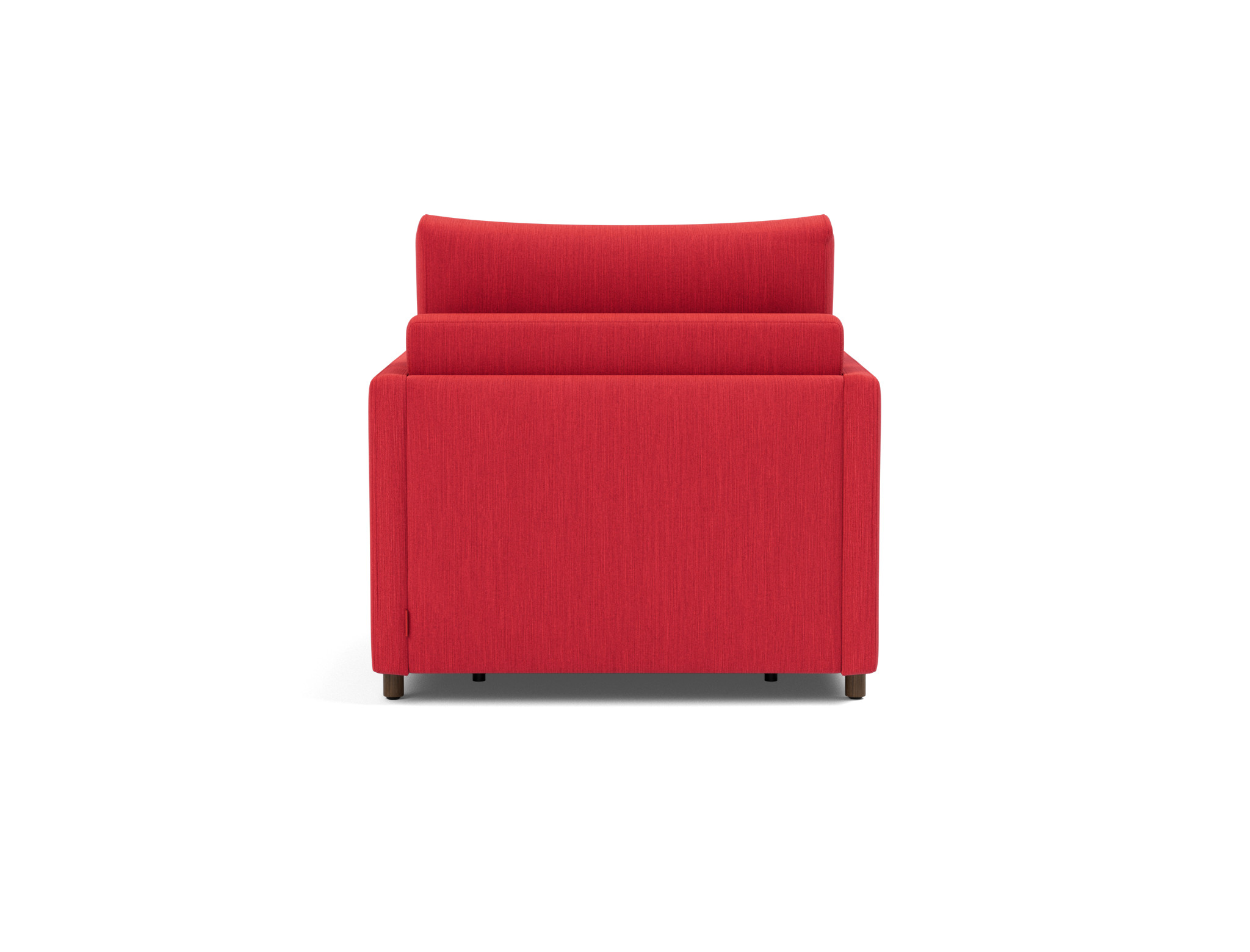 Schlafsessel Neah mit Slim-Armlehnen Flachgewebe Elegance 511-Red