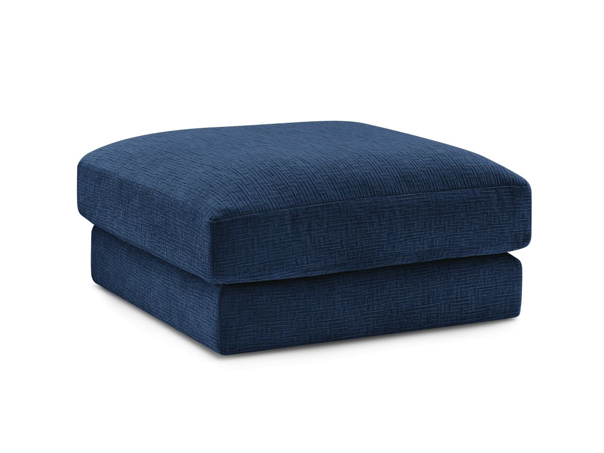 Bobochic Leonard Pouf Strukturstoff Dunkelblau