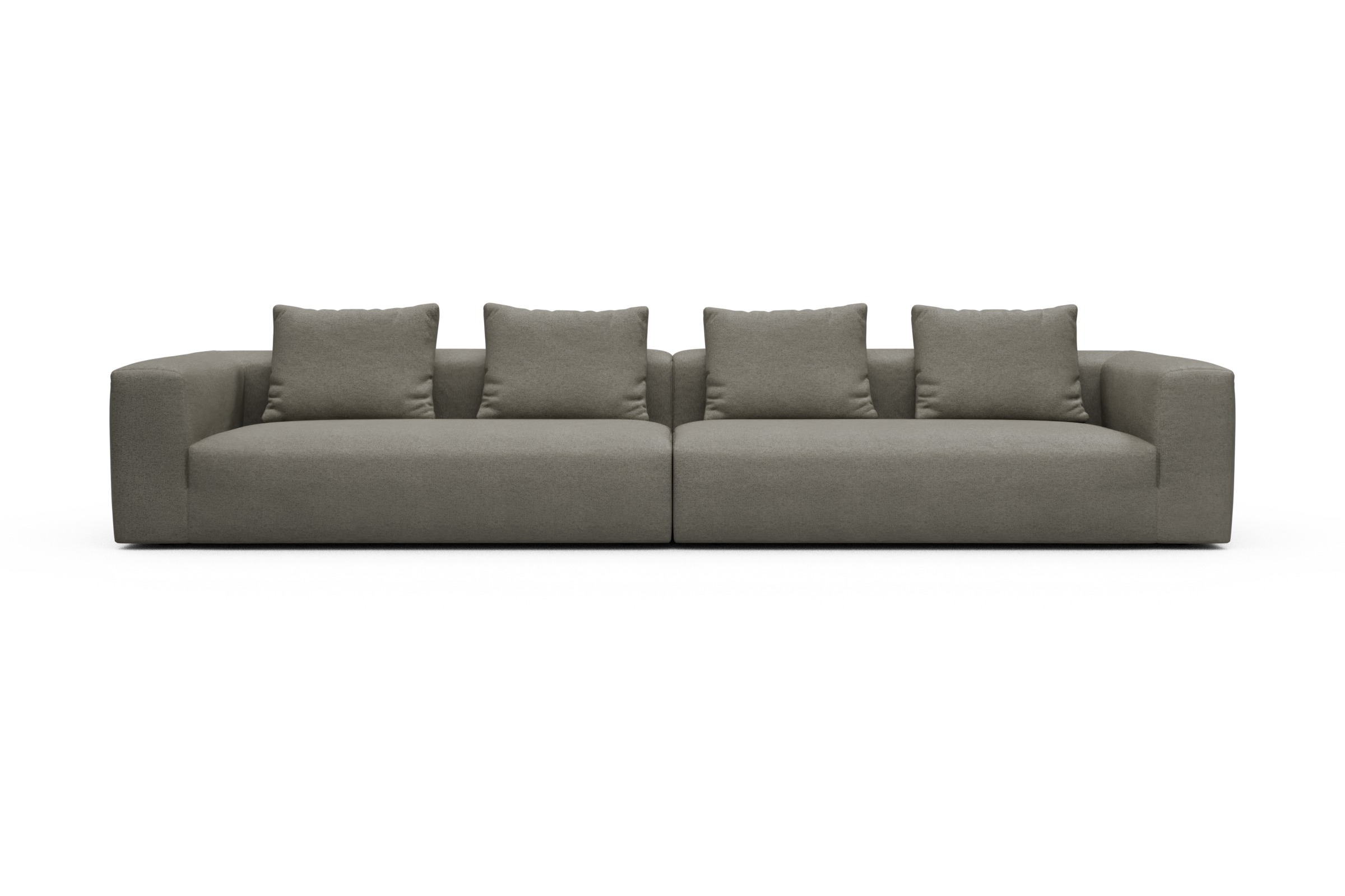 Skandi Home Modulares XXL Sofa Fred 5-Sitzer Denari-Warm-Grey moebelfaktor
