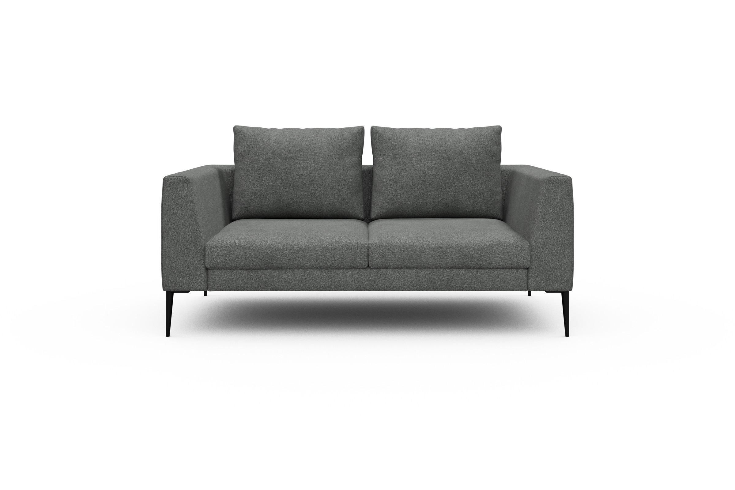 Skandi Home Sofa Paul 2-Sitzer Boucle-Ash-Grey moebelfaktor