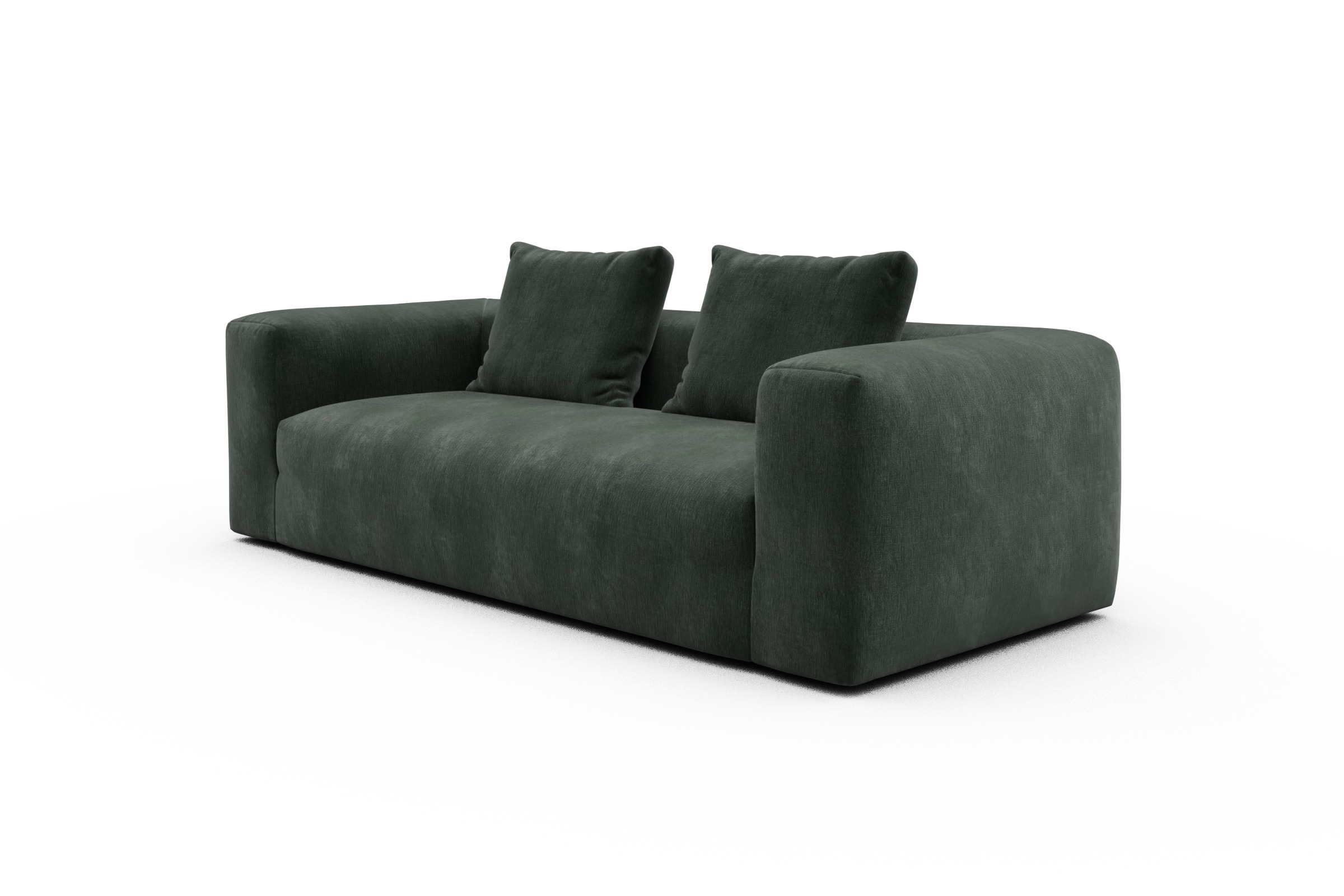 Sofa Fred 3-Sitzer Smooth-Laurel-Green