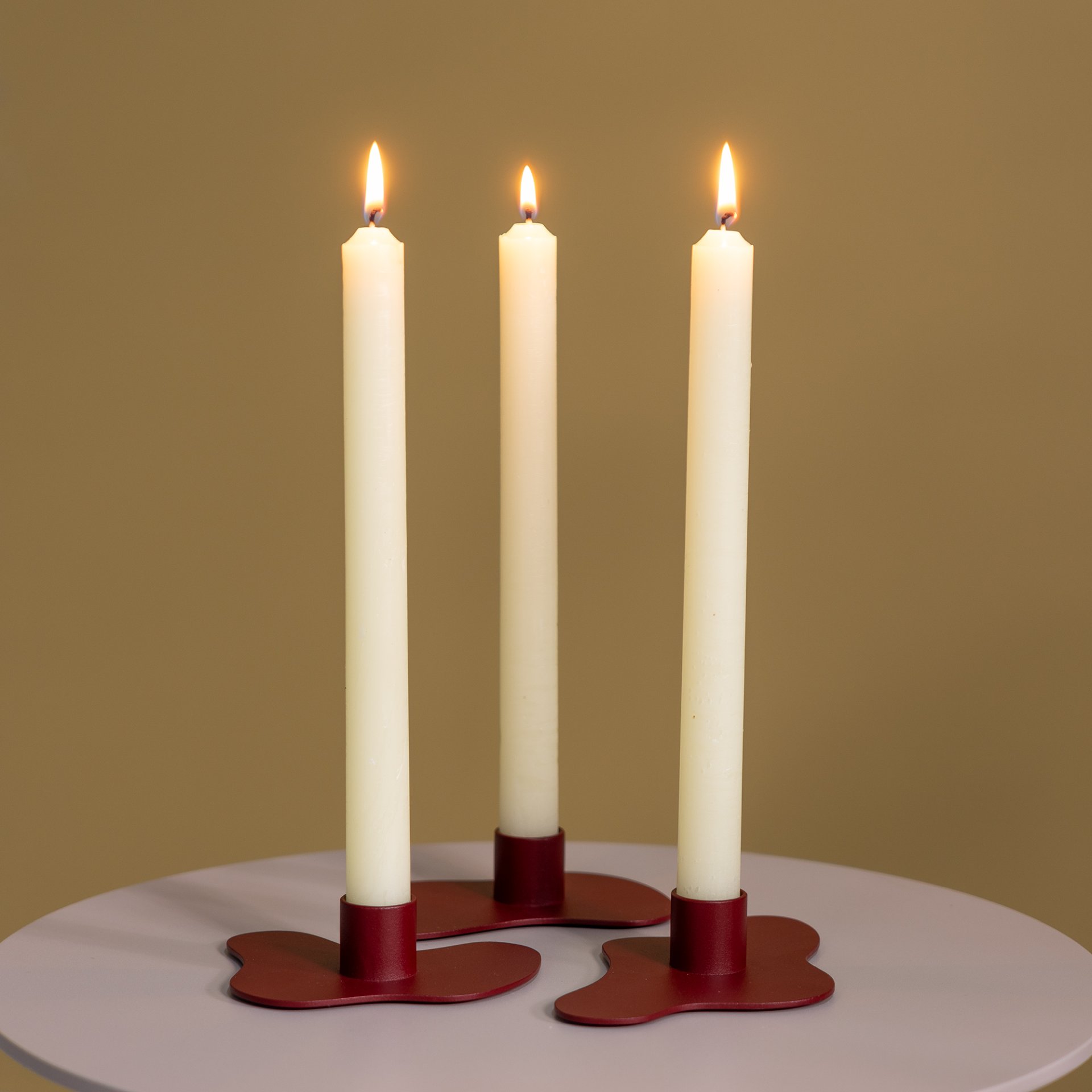 Spinder Design Kerzenhalter Melt Burgundy