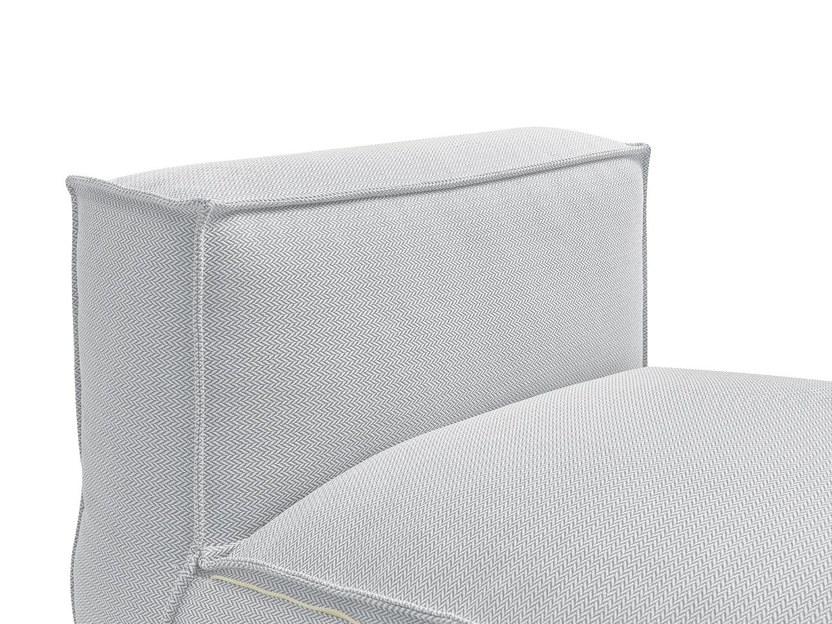 Bobochic Biarritz Sofamodul 1-Sitzer Melange-Stoff Grau