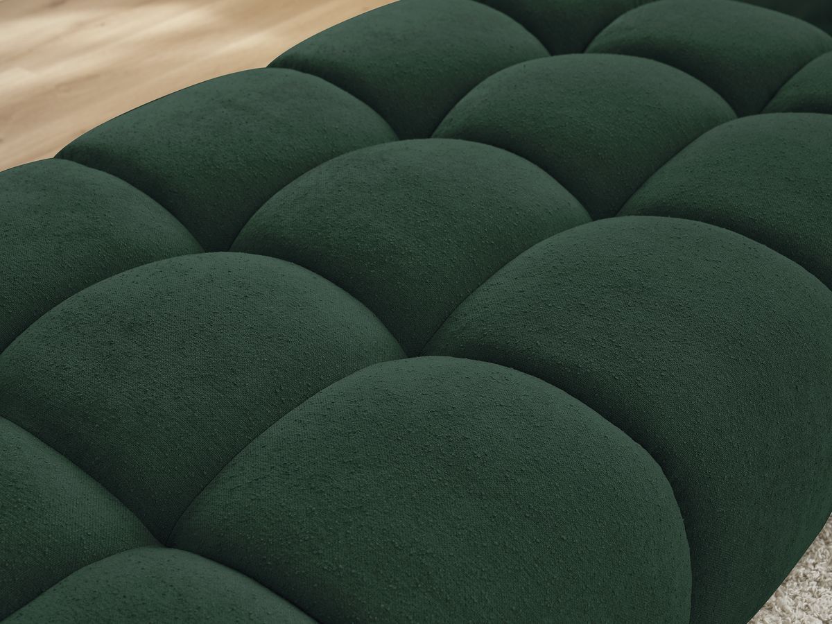 Bobochic Everest Pouf 166 × 100 cm Strukturstoff Grün