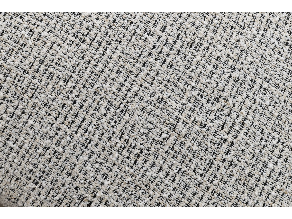 Bobochic Arsene Ecksofa mit Schlaffunktion und Bettkasten 288 × 148 cm Melange-Stoff Hellgrau