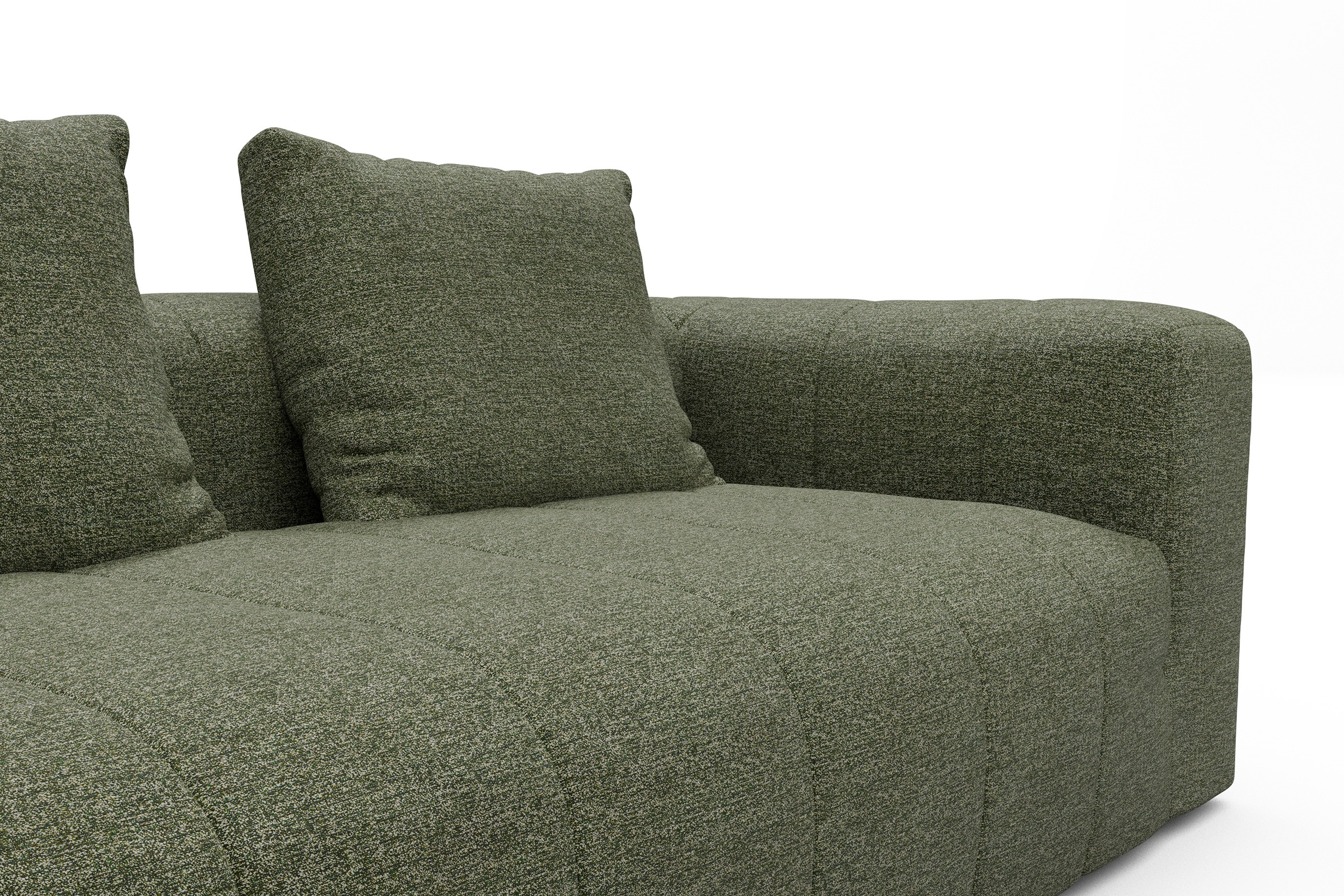 Sofa Hugo 3-Sitzer Carreno-Vivid-Green