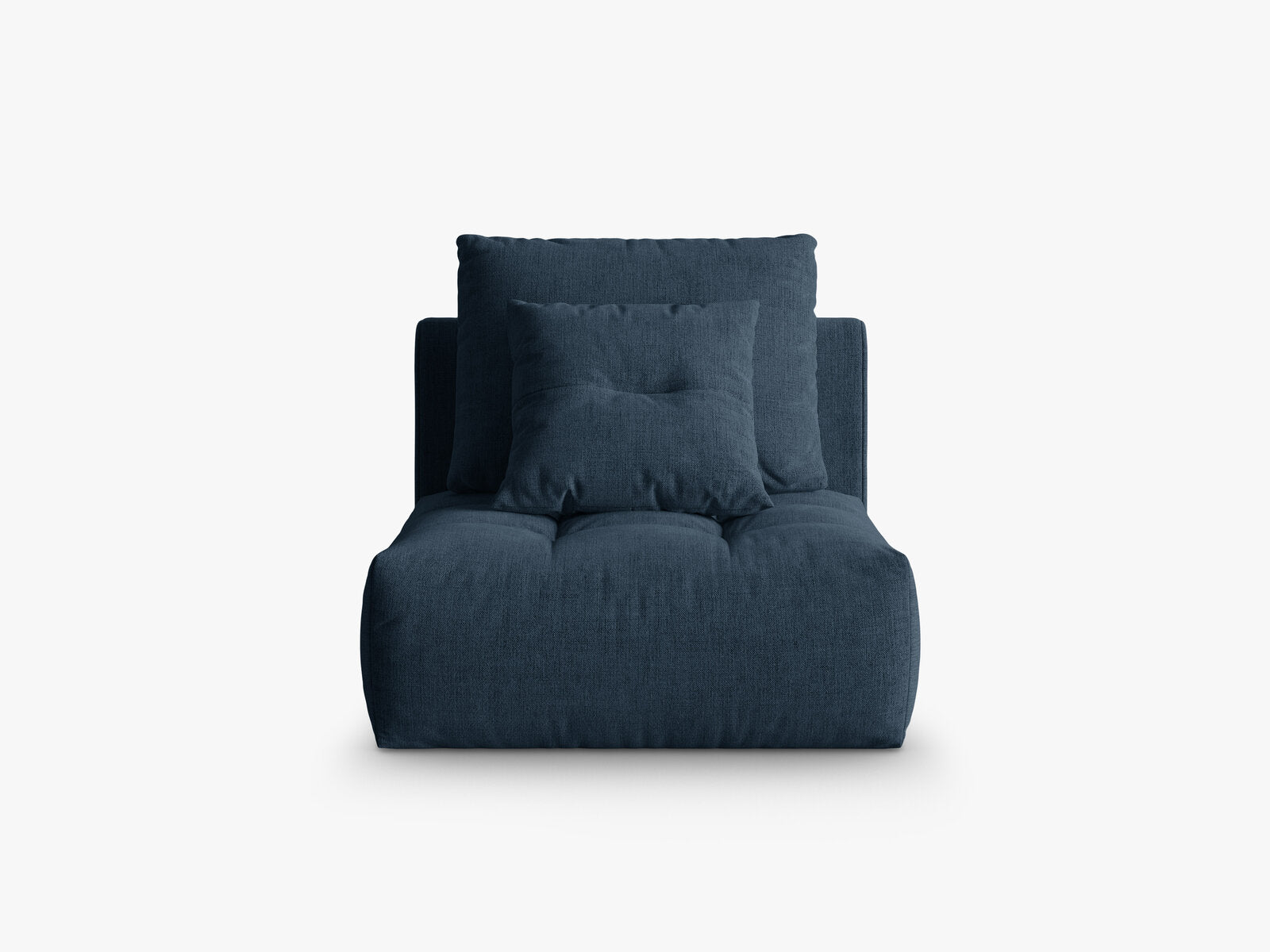 Micadoni Armloses Modul Bloom Strukturierter Stoff Wind Marineblau