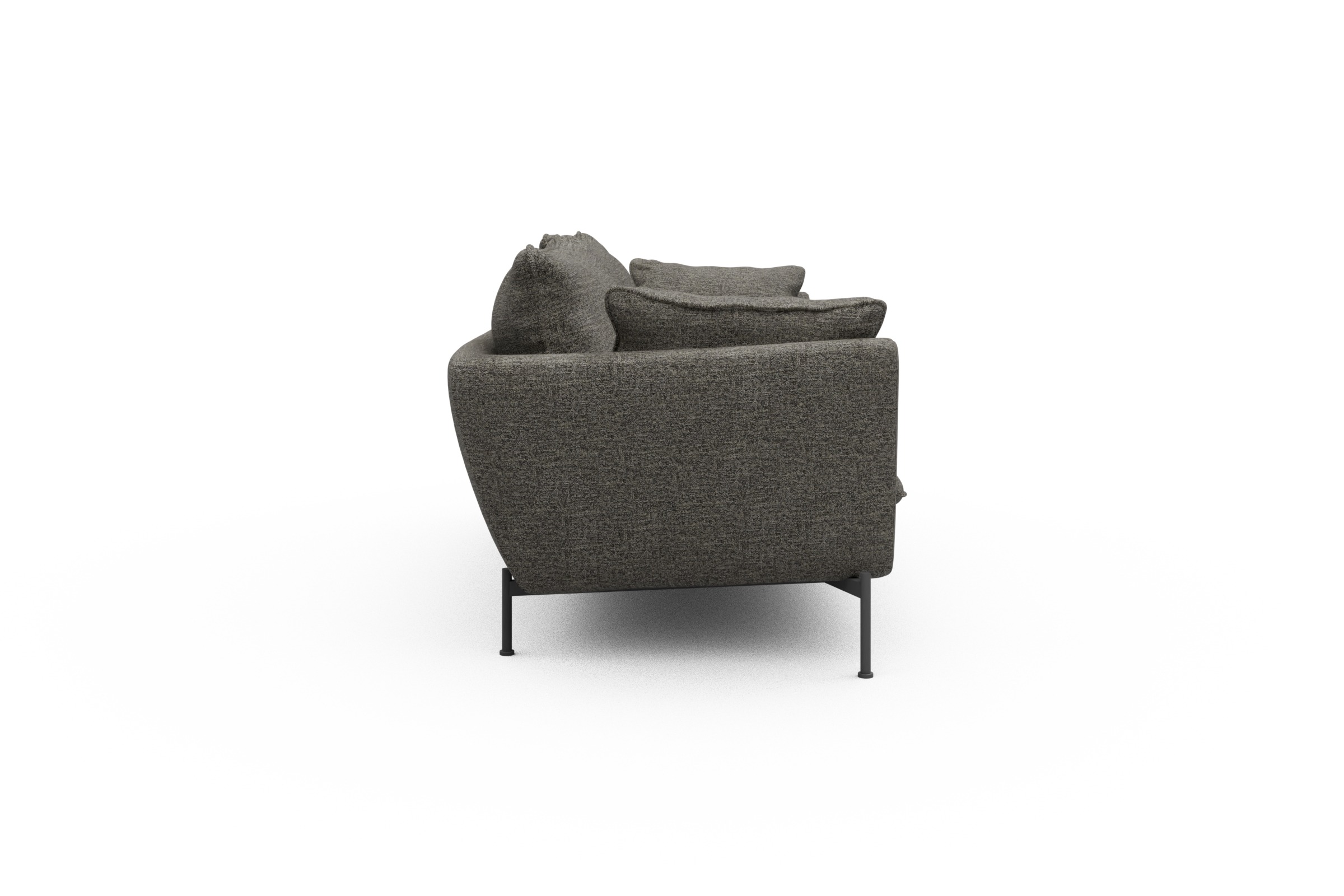 Sofa Anton PREMIUM 3-Sitzer Carreno-Sepie-Brown