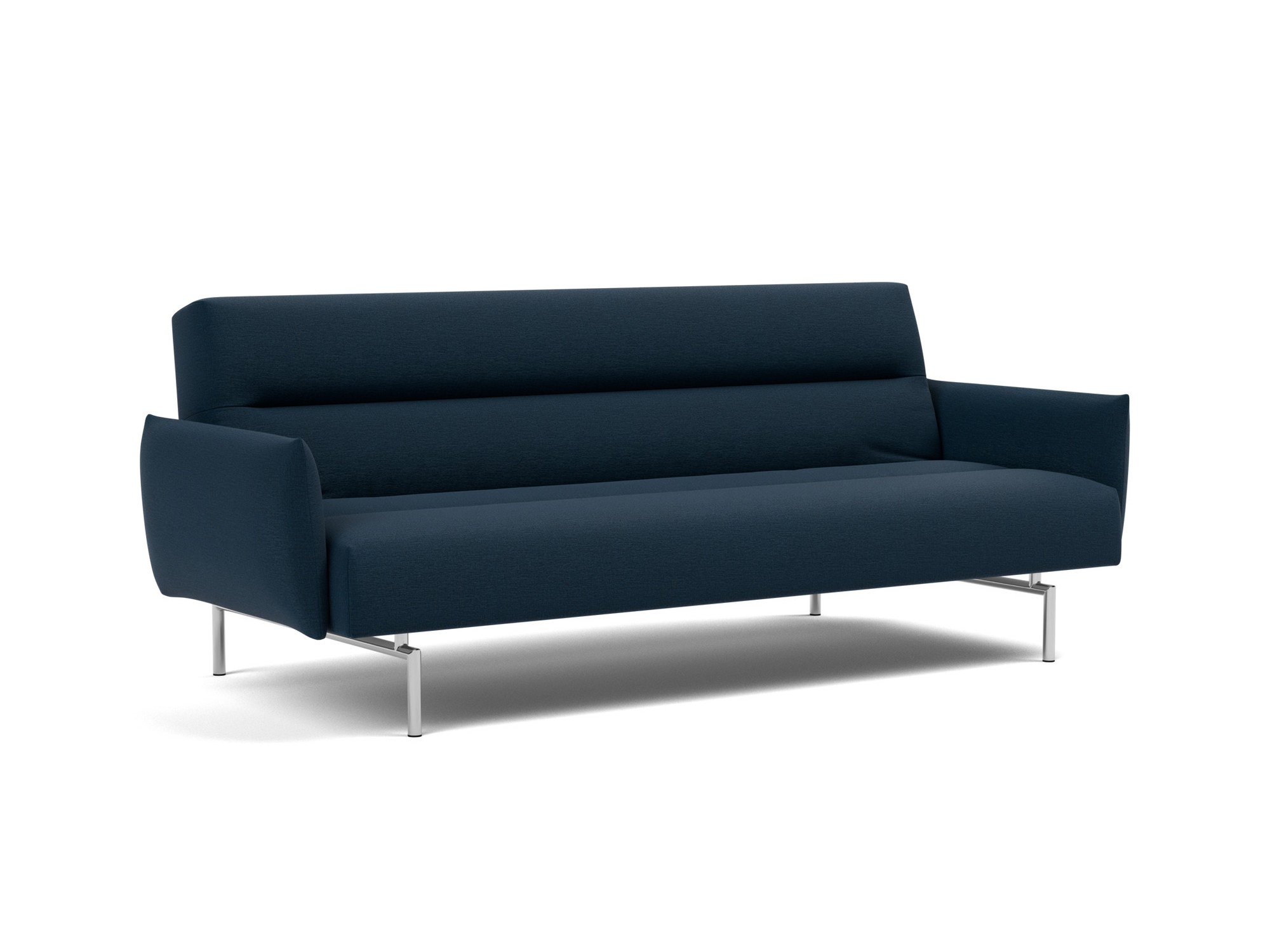 Schlafsofa Jillis mit Armlehnen Flachgewebe Mixed Dance 528-Blue