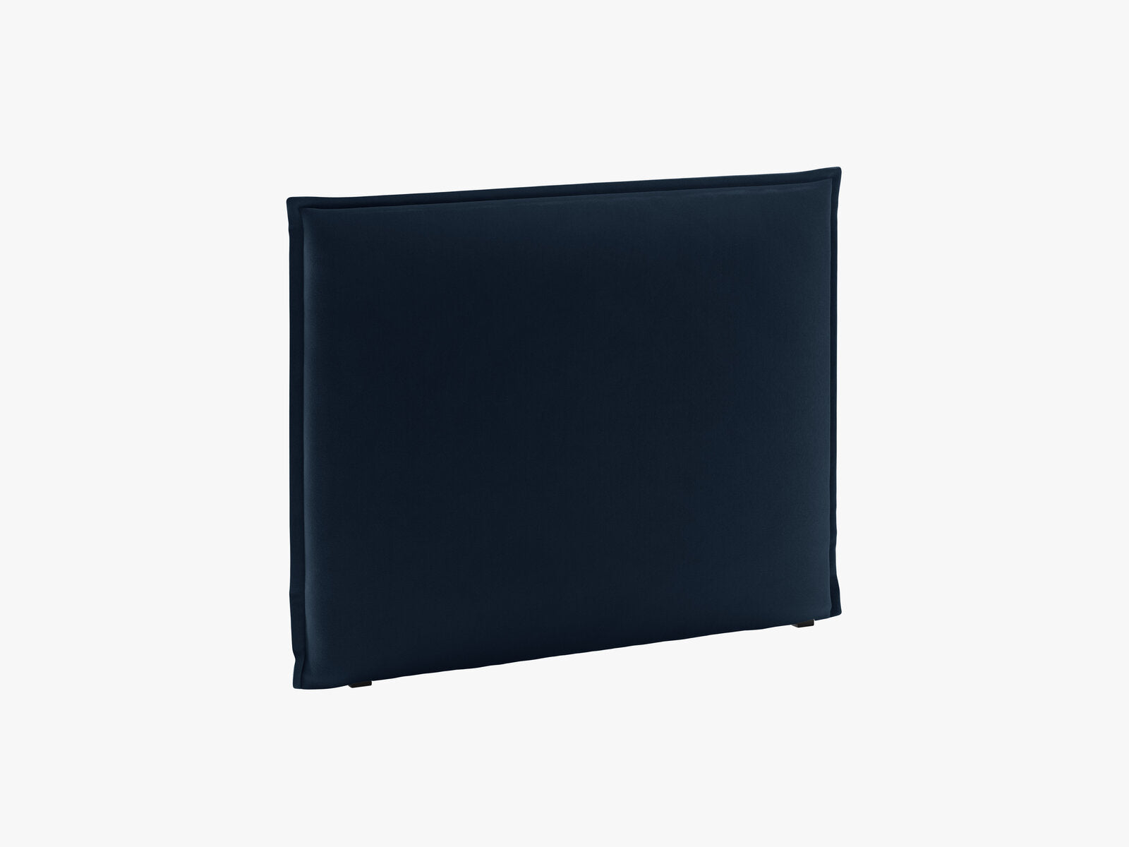 Micadoni Monica Samtiger Kopfteil 140 cm (H 120 cm) Samt Paris Dunkelblau 160x120