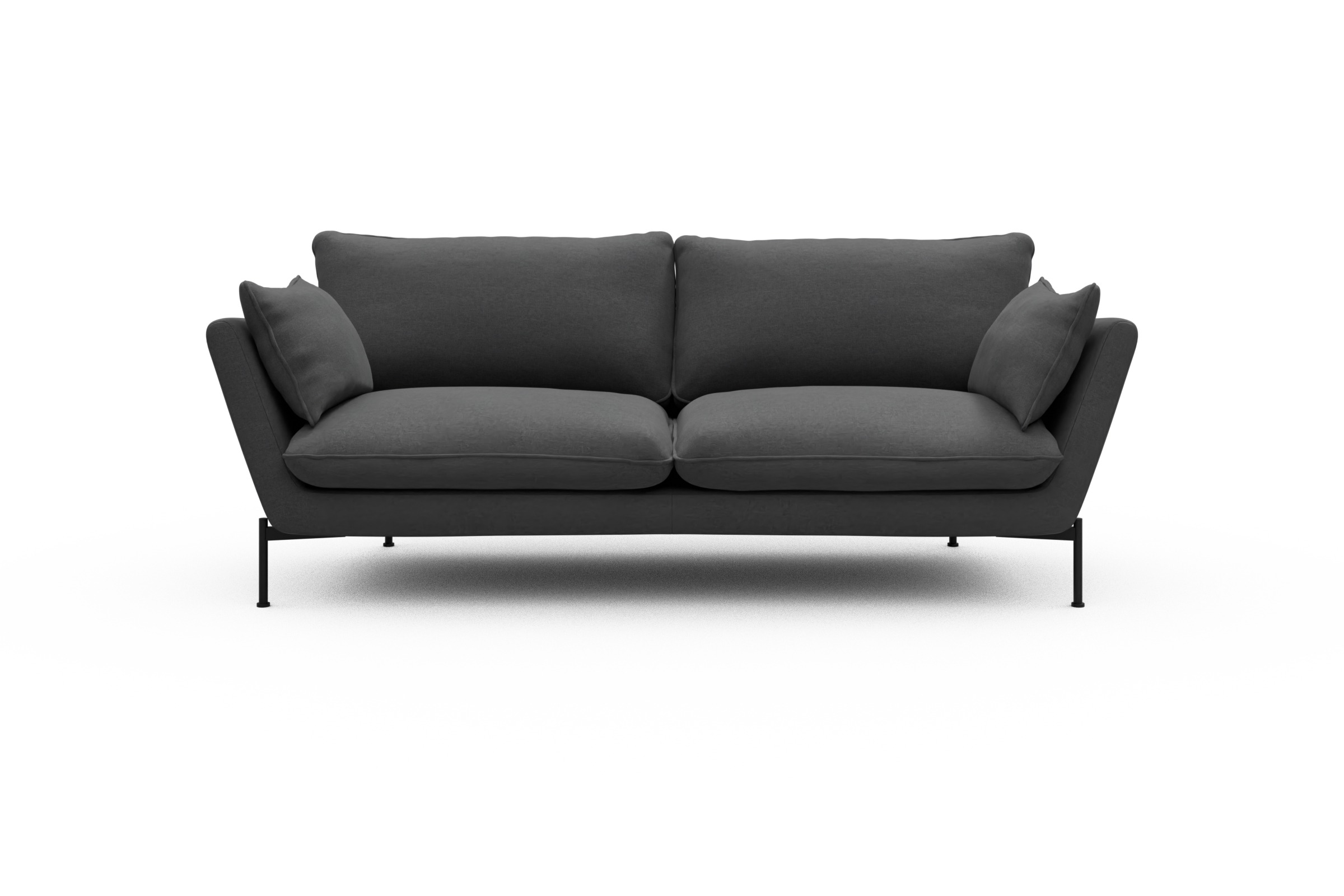 Skandi Home Sofa Anton 3-Sitzer Satya-Zinc moebelfaktor