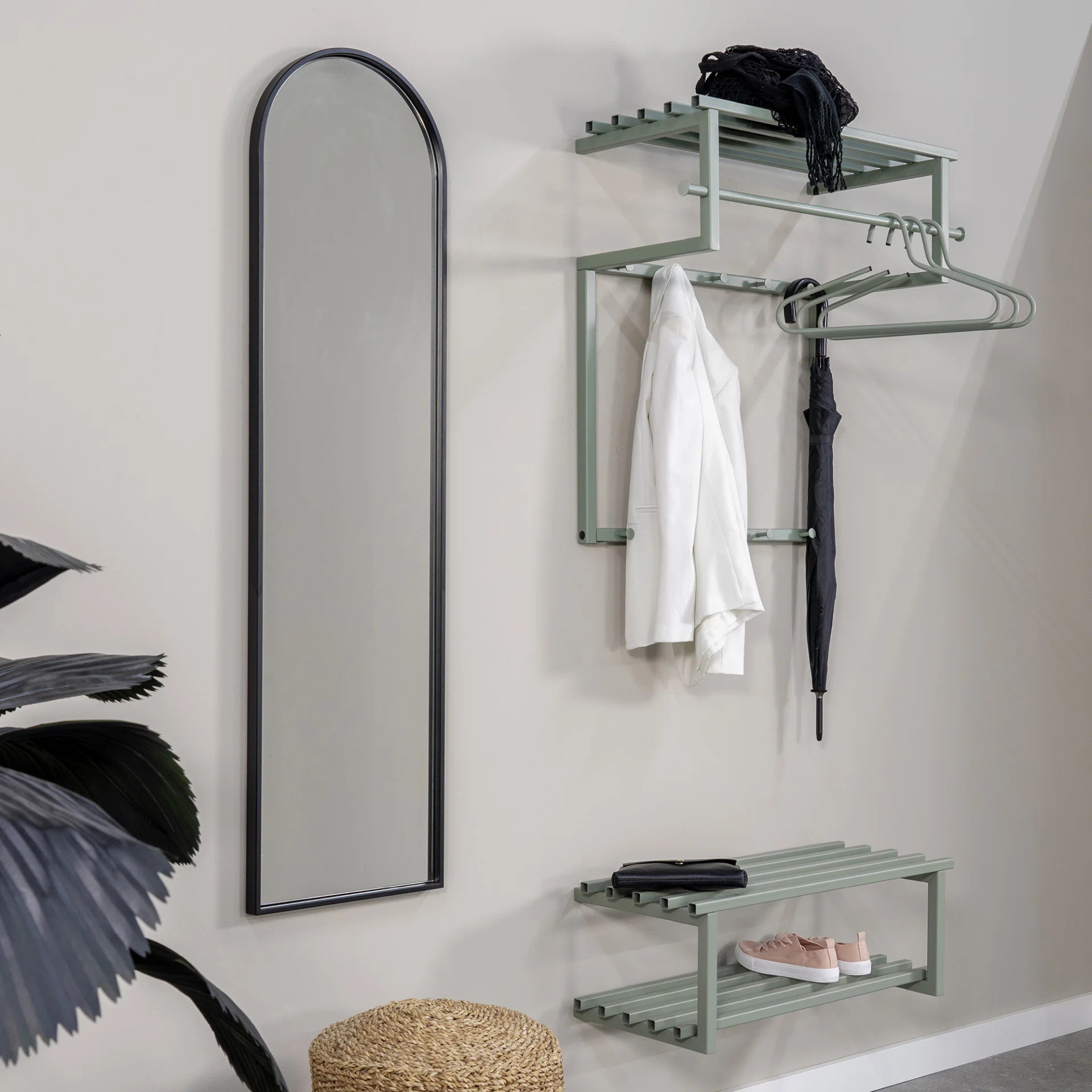 Spinder Design Wandgarderobe Rizzoli Dusty Green
