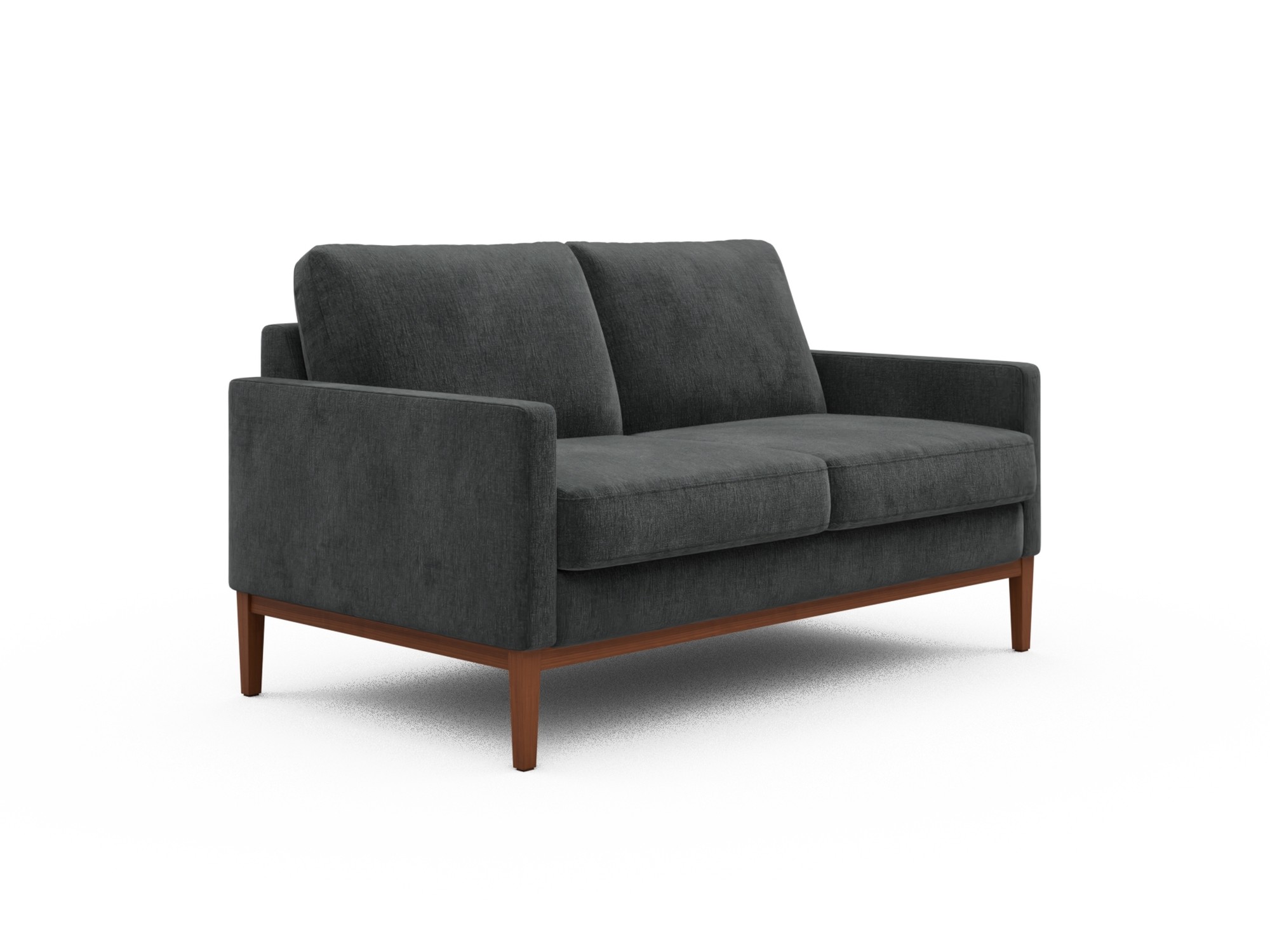 Skandi Home Sofa Bodo 2-Sitzer Smooth-Deep-Warm-Grey moebelfaktor