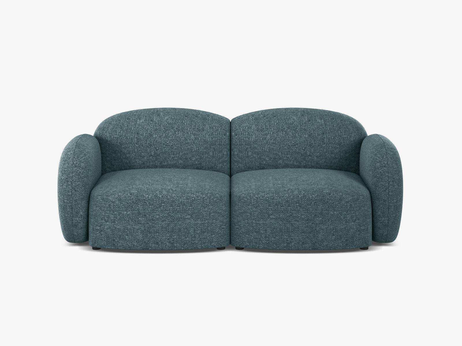 Micadoni Sofa Blair 2-Sitzer Chenille Eden Hellblau