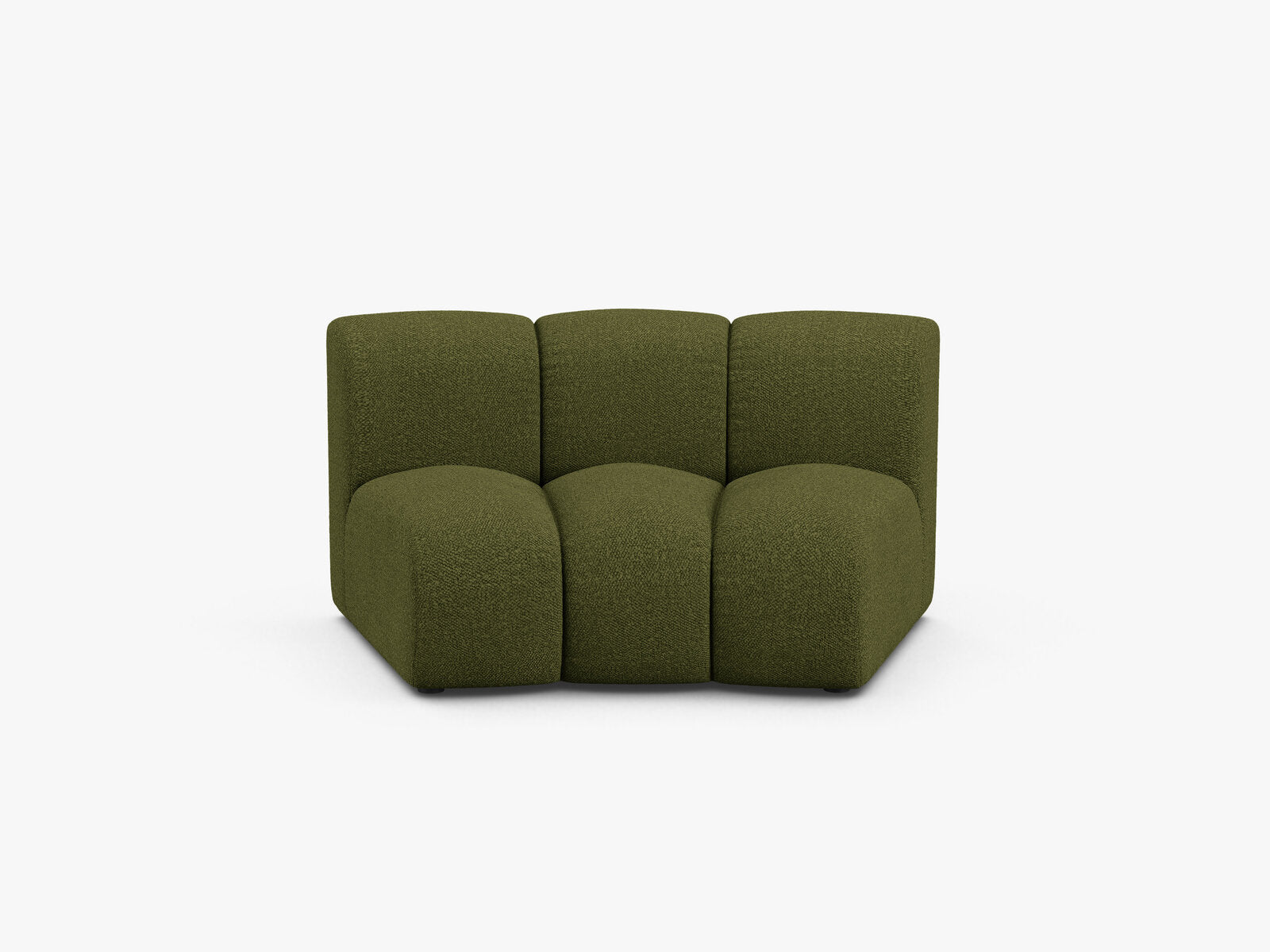 Micadoni Modul Armlos Lupine 1-Sitzer Large Boucle Baloo Dunkel-Olivgrün