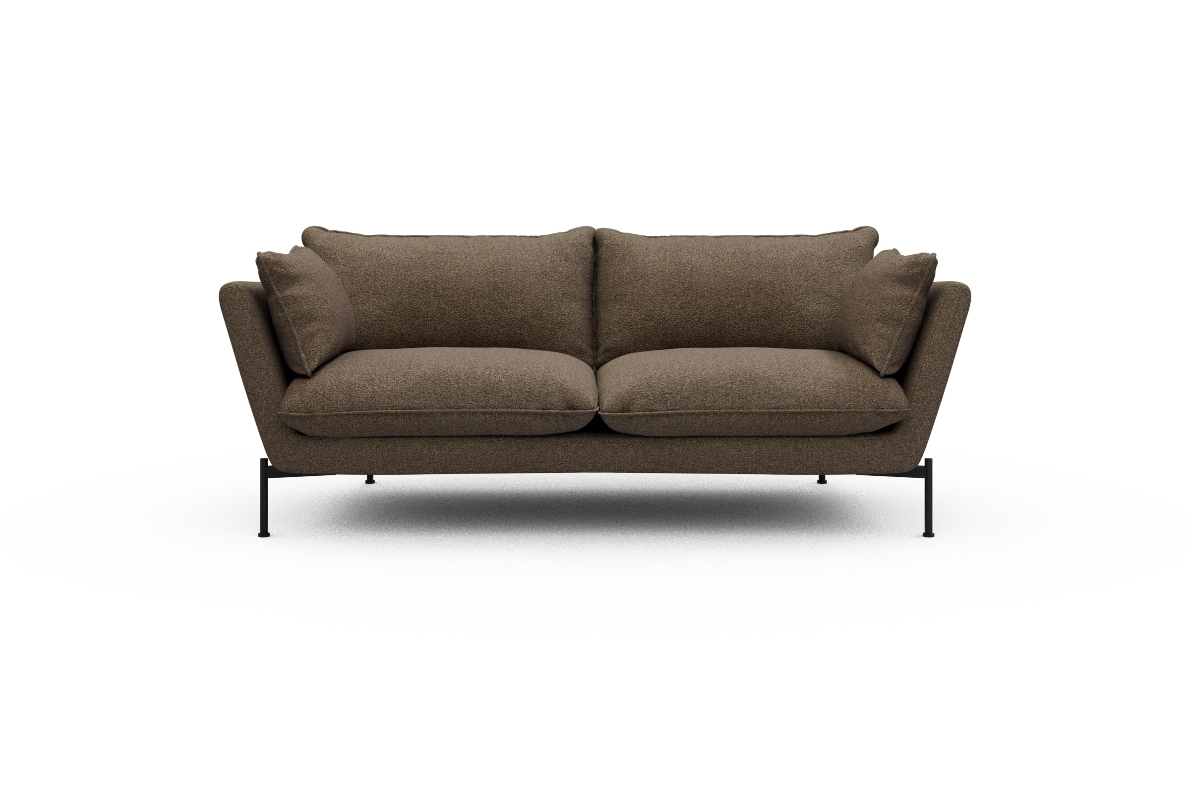 Skandi Home Sofa Anton PREMIUM 2-Sitzer Aivi-Khaki-Brown moebelfaktor