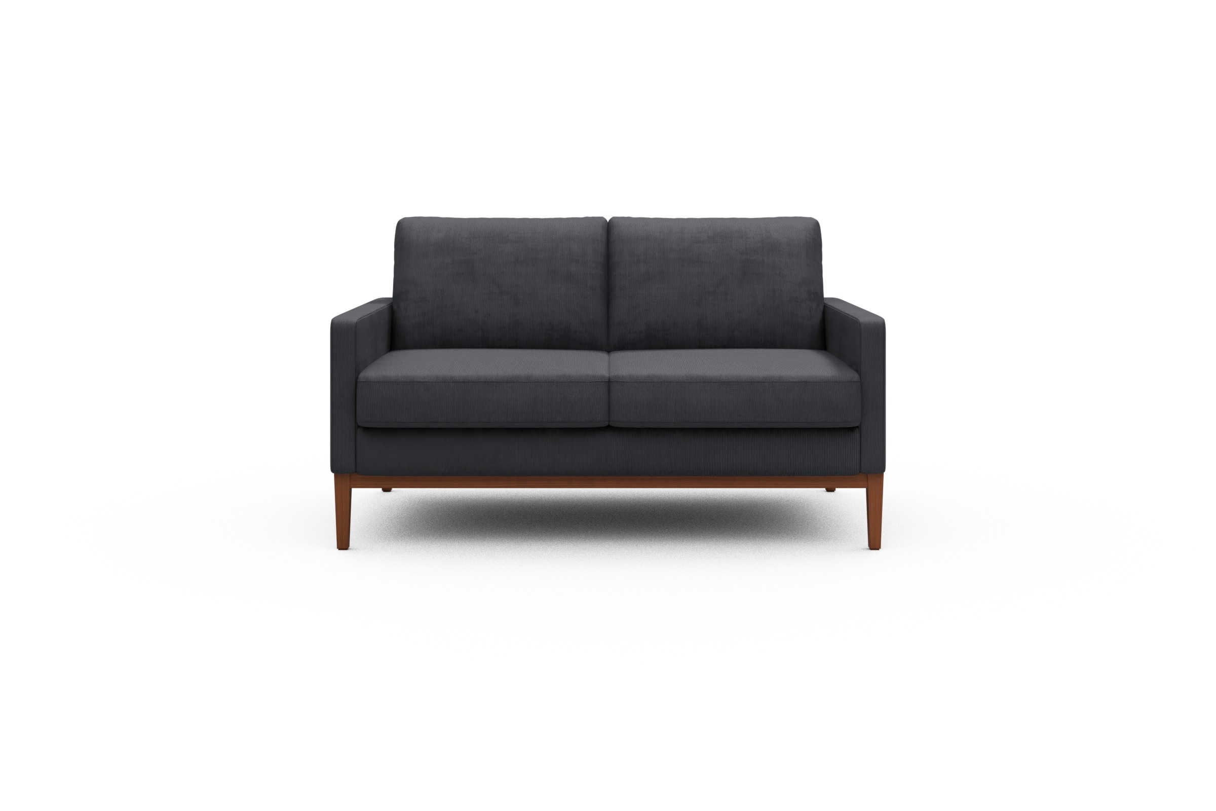 Skandi Home Sofa Bodo 2-Sitzer Cordufine-Slate-Grey moebelfaktor