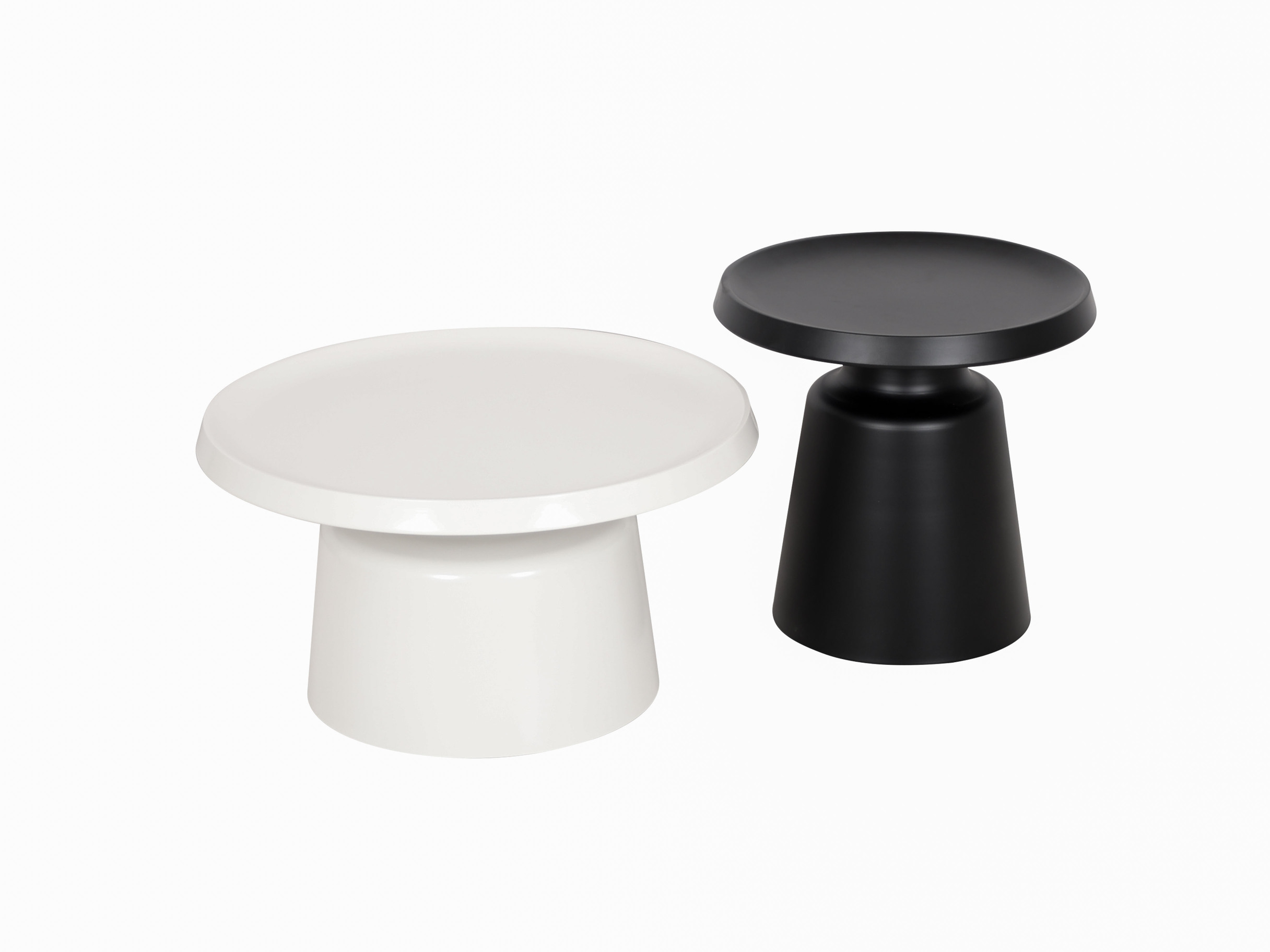 Livin Hill Couchtisch Set Modig Weiß, Schwarz M65