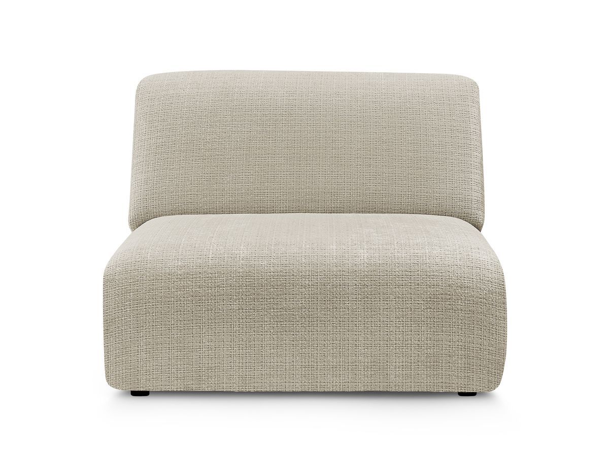 Bobochic Sirius Sofamodul 1-Sitzer Strukturstoff Beige