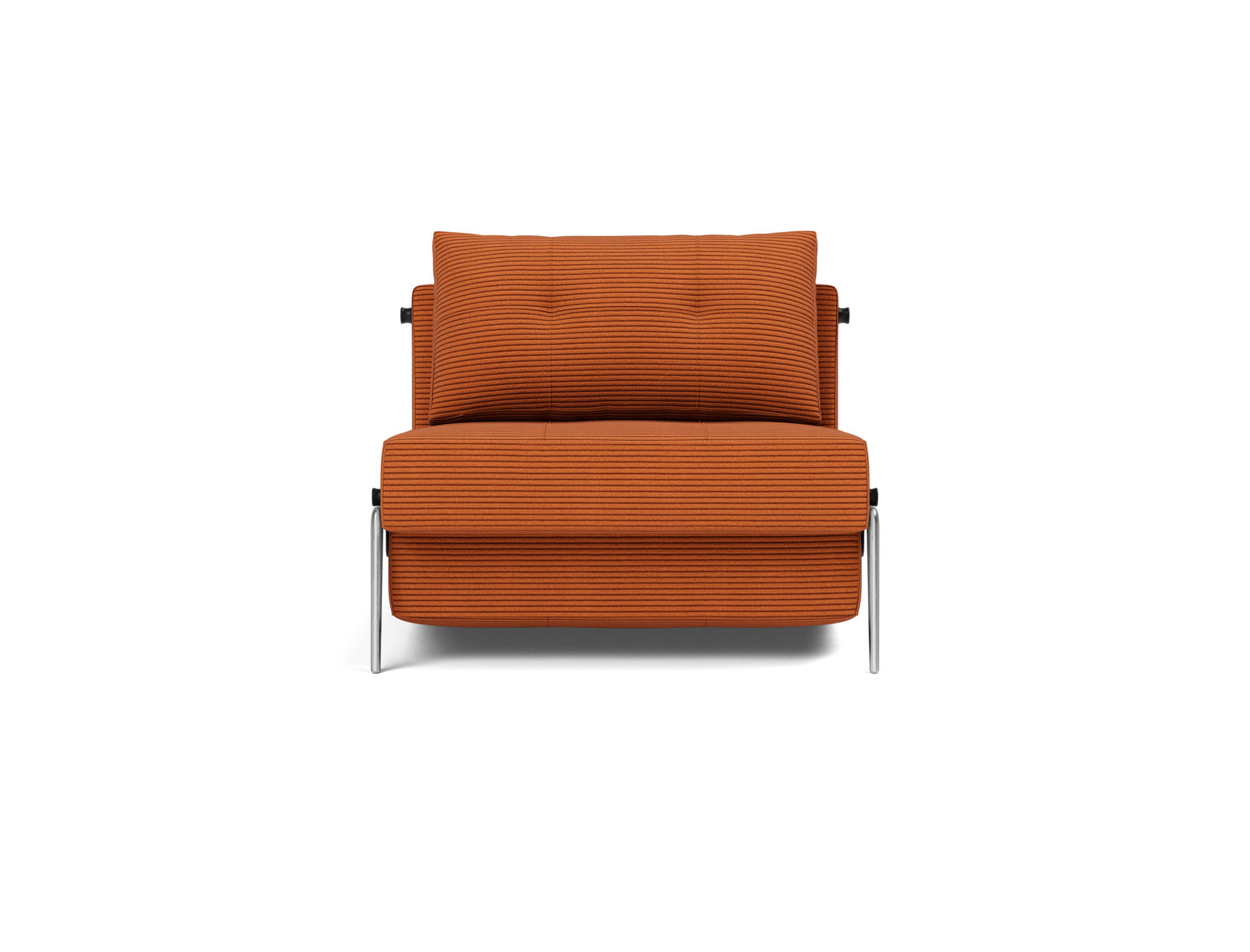 Schlafsessel Cubed 90 Kord Corduroy 595-Burnt-Orange Beine Aluminium