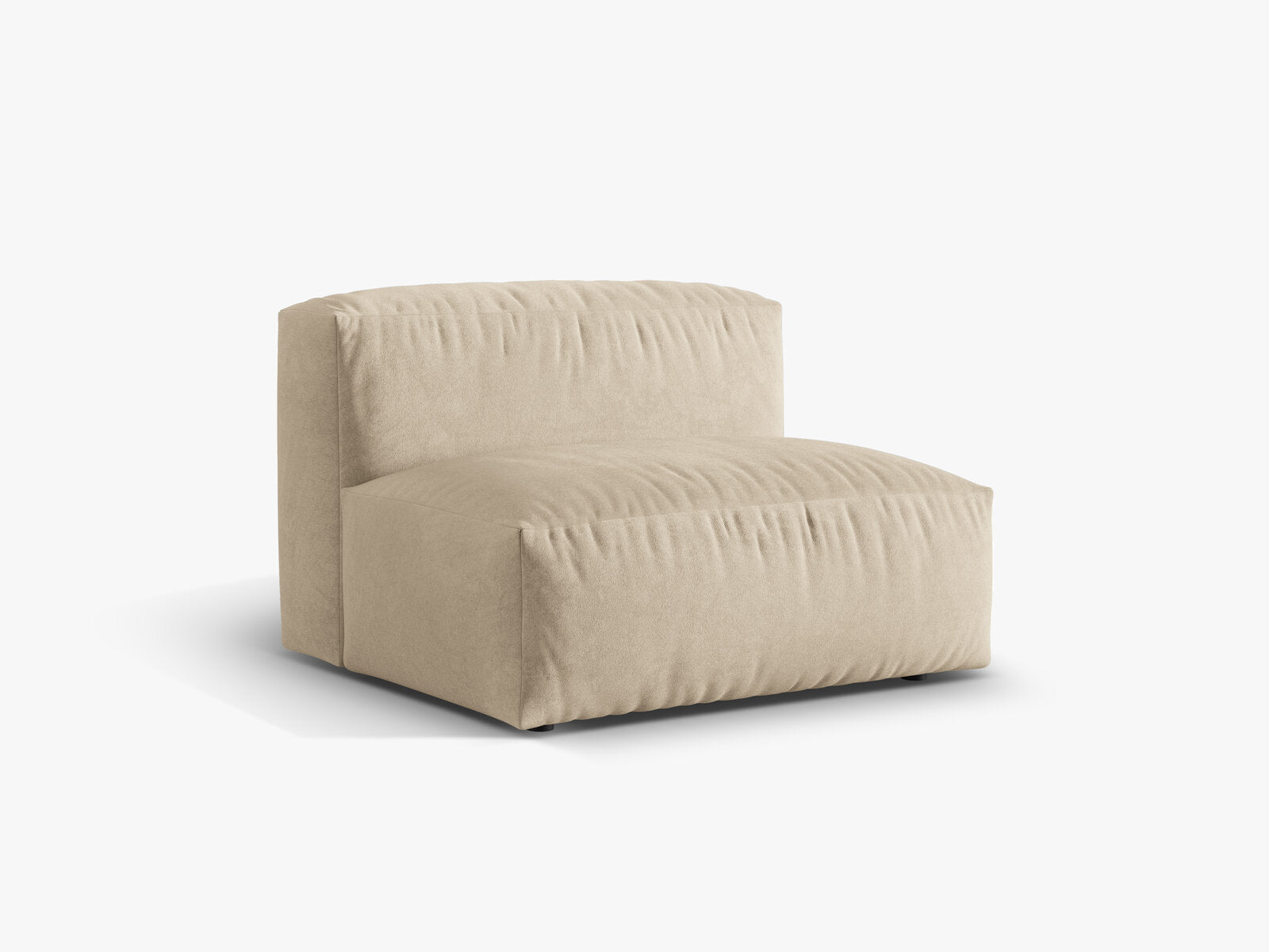 Micadoni Modul Martina 1-Sitzer Samt Vogue Helles Beige