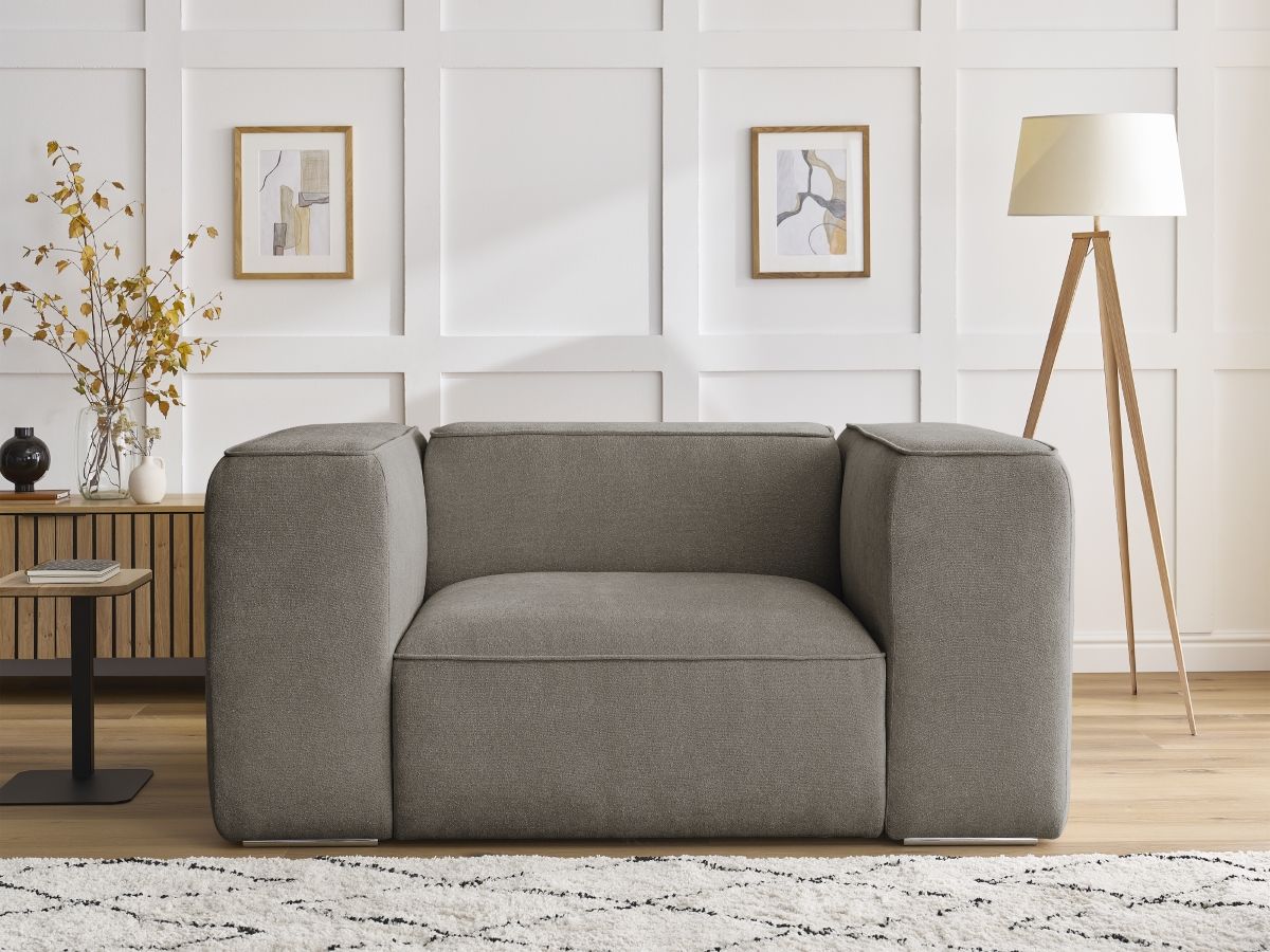 Bobochic Zephyr Sessel Strukturstoff Taupe