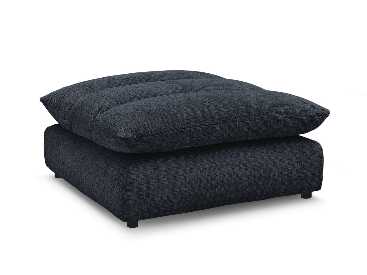 Bobochic Neil Pouf Strukturstoff Dunkelblau