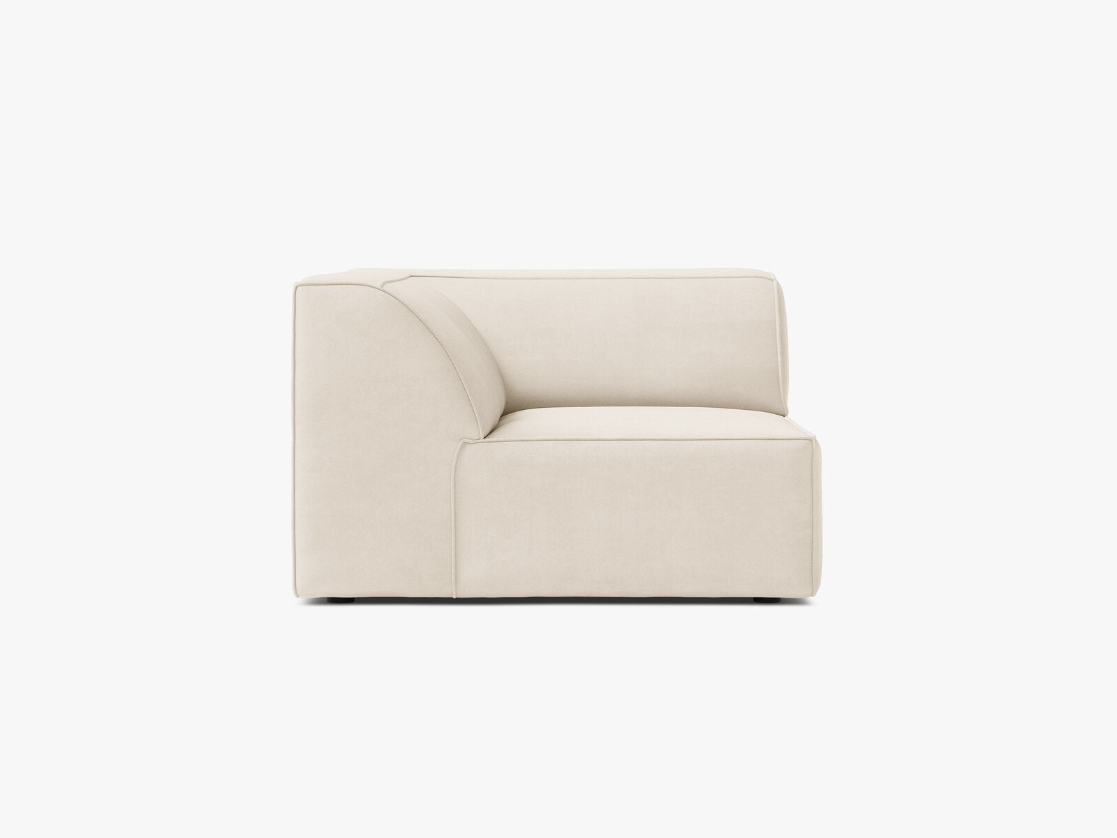 Micadoni Jodie Eckmodul Samt Bluvel Helles Beige